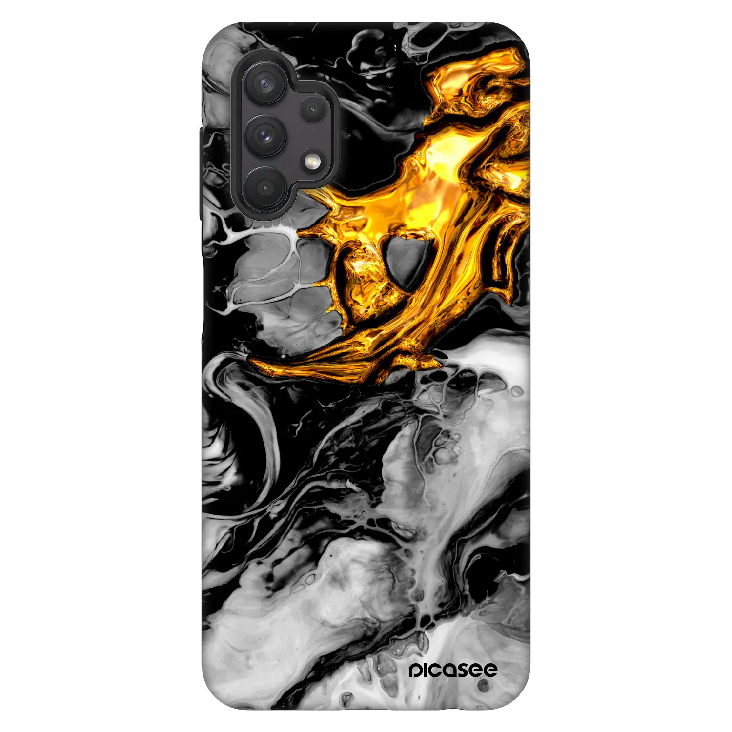 Fashion Case pro Samsung Galaxy A32 5G A326B - Black Gold 2