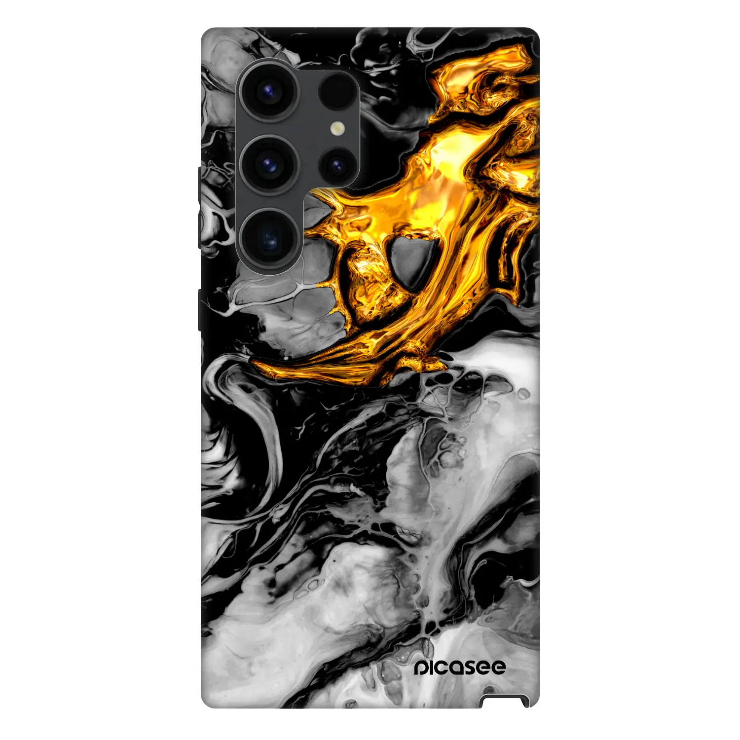 Fashion Case PowerShare pro Samsung Galaxy S24 Ultra S928B 5G - Black Gold 2