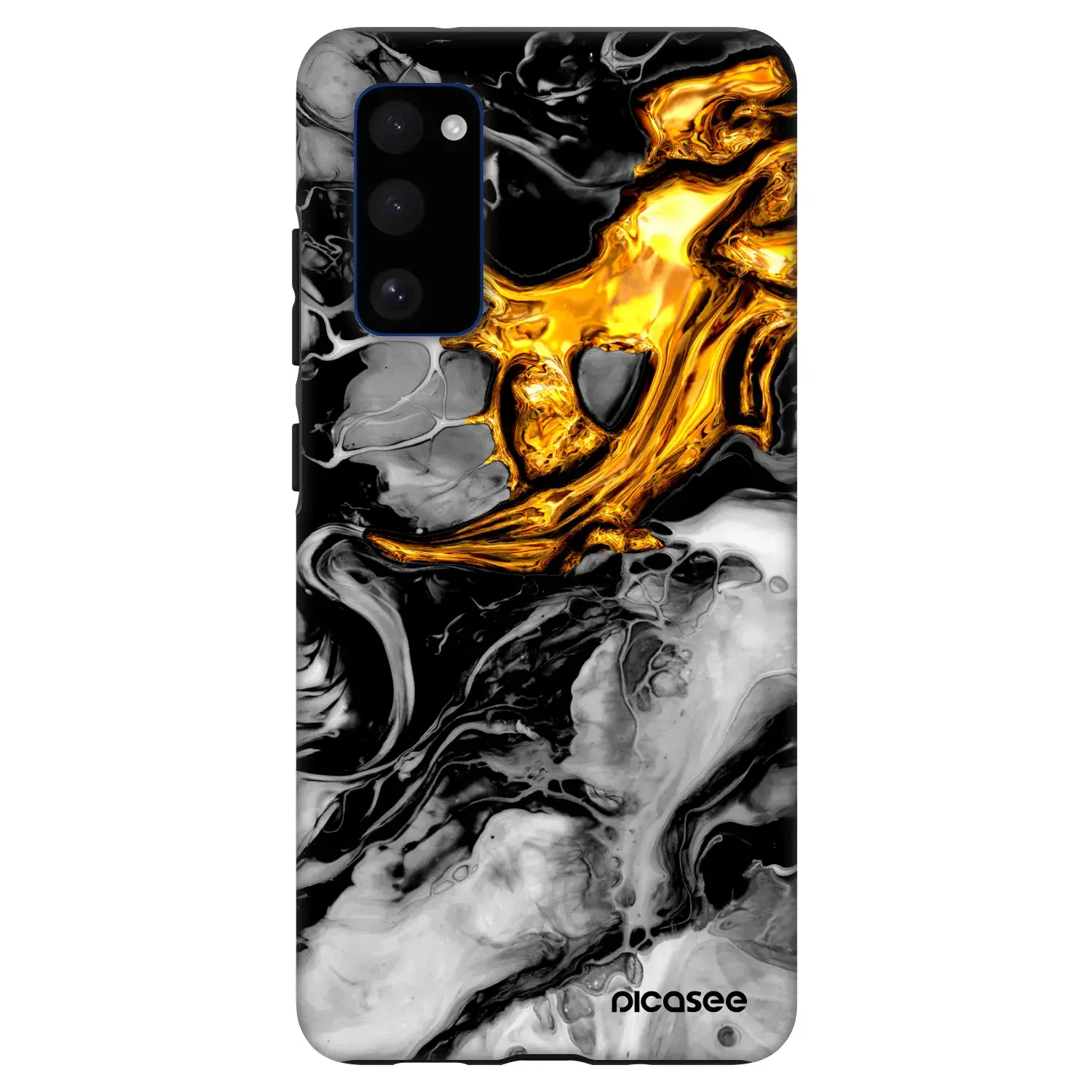 Fashion Case pro Samsung Galaxy S20 FE - Black Gold 2