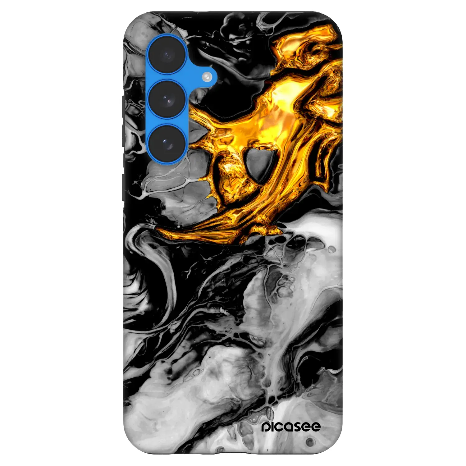Fashion Case pro Samsung Galaxy S25 FE 5G - Black Gold 2