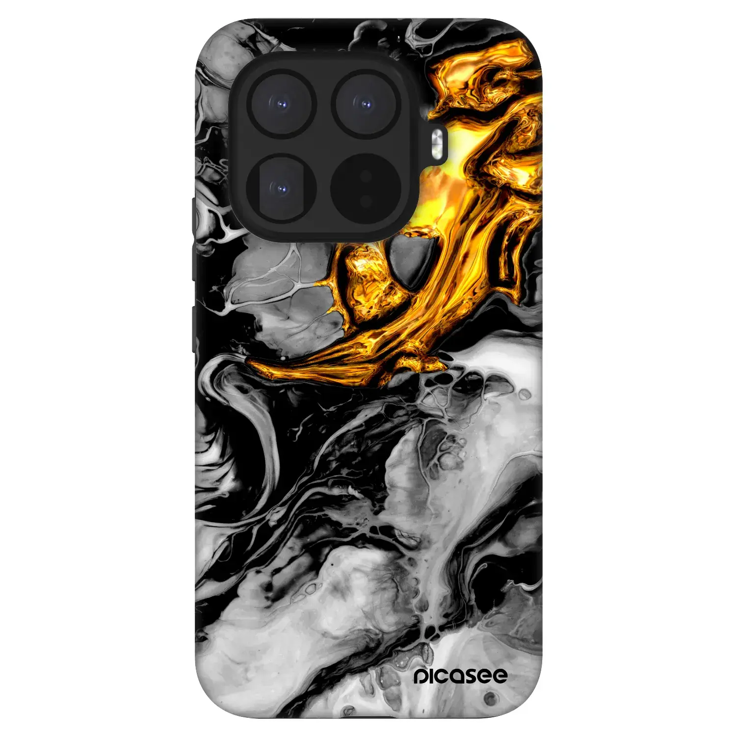Fashion Case pro Xiaomi 15T Pro - Black Gold 2