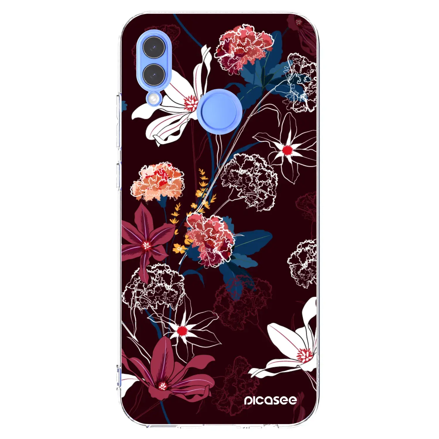 Silikonový průhledný obal pro Honor 10 Lite - Dark Meadow