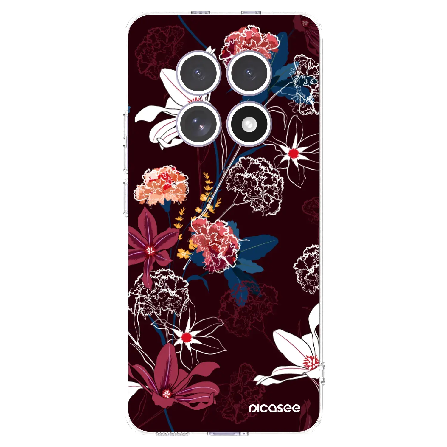 Silikonový průhledný obal pro Xiaomi Redmi Note 15 4G - Dark Meadow