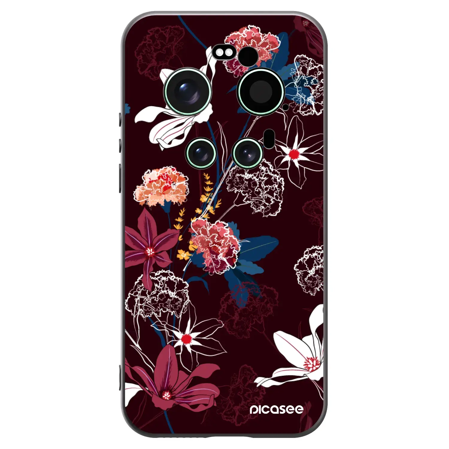 Silikonový černý obal pro Xiaomi 17 Ultra - Dark Meadow