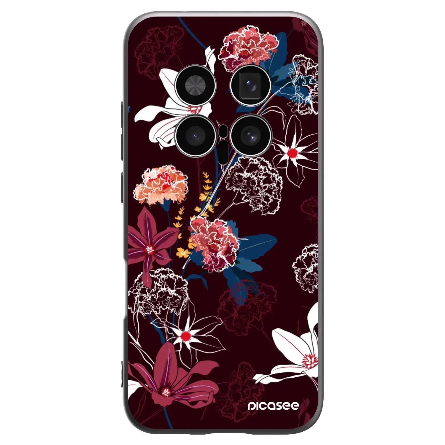 Silikonový černý obal pro Honor Magic8 Pro 5G - Dark Meadow