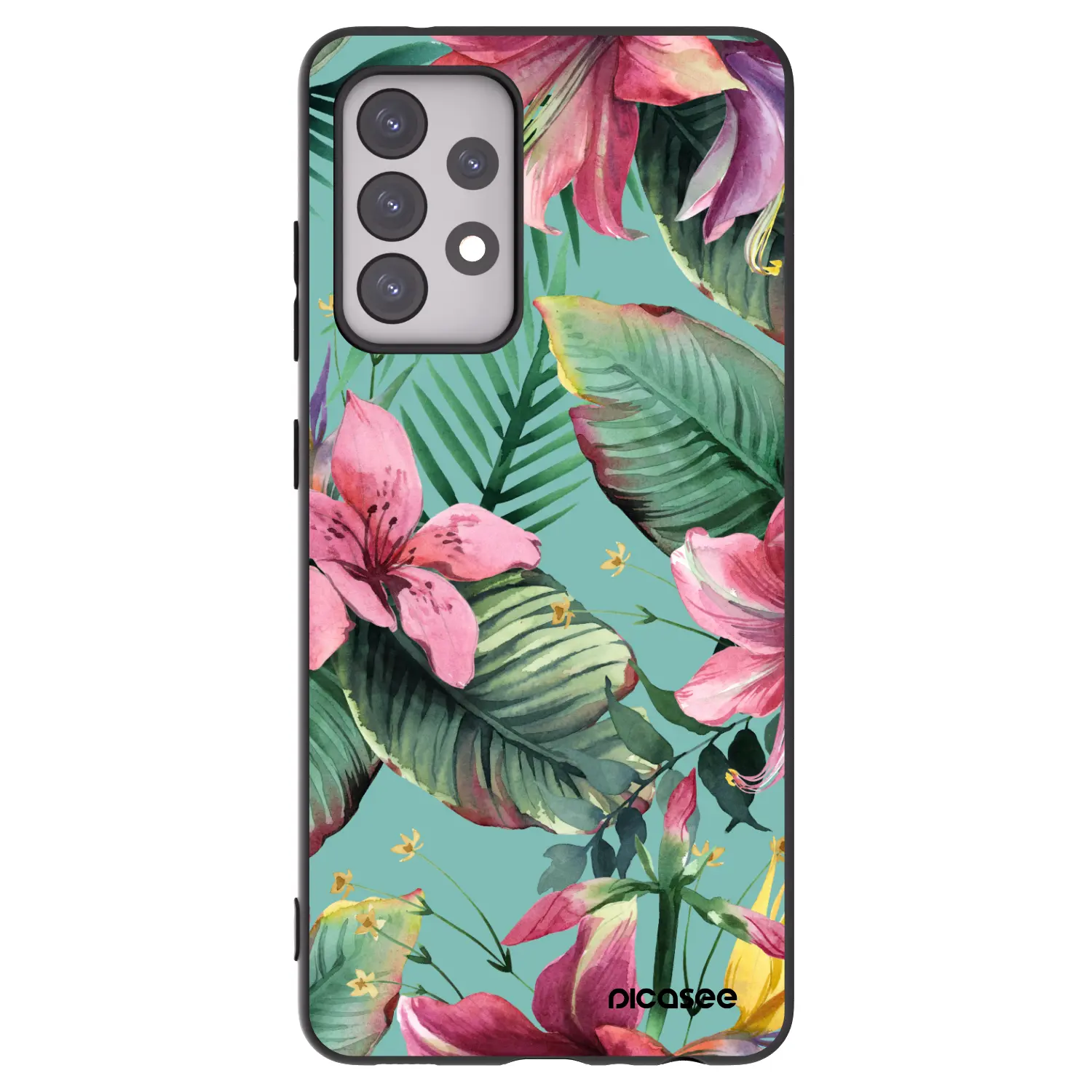 Silikonový černý obal pro Samsung Galaxy A52s 5G A528B - Hawaii