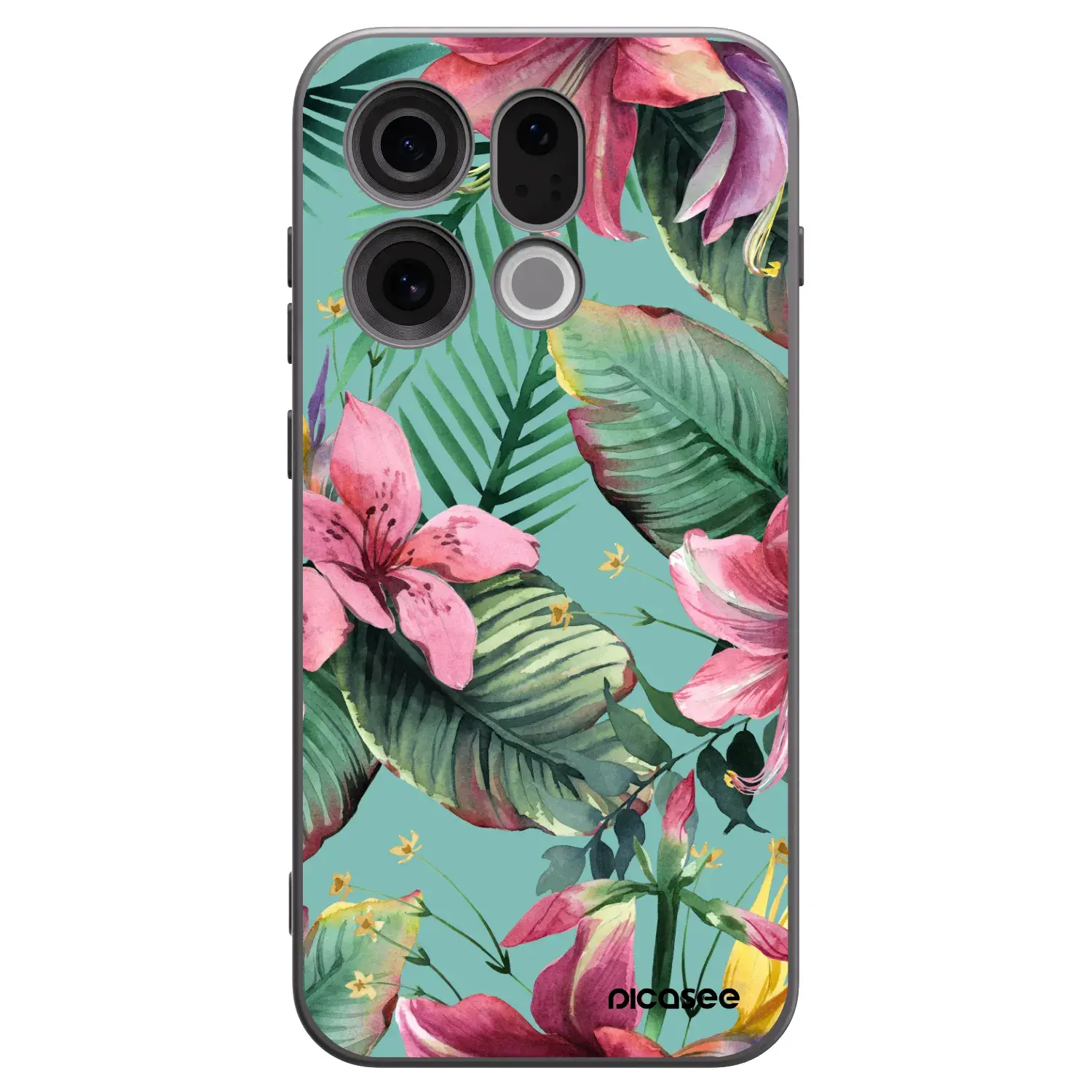 Silikonový černý obal pro OPPO Find X9 - Hawaii