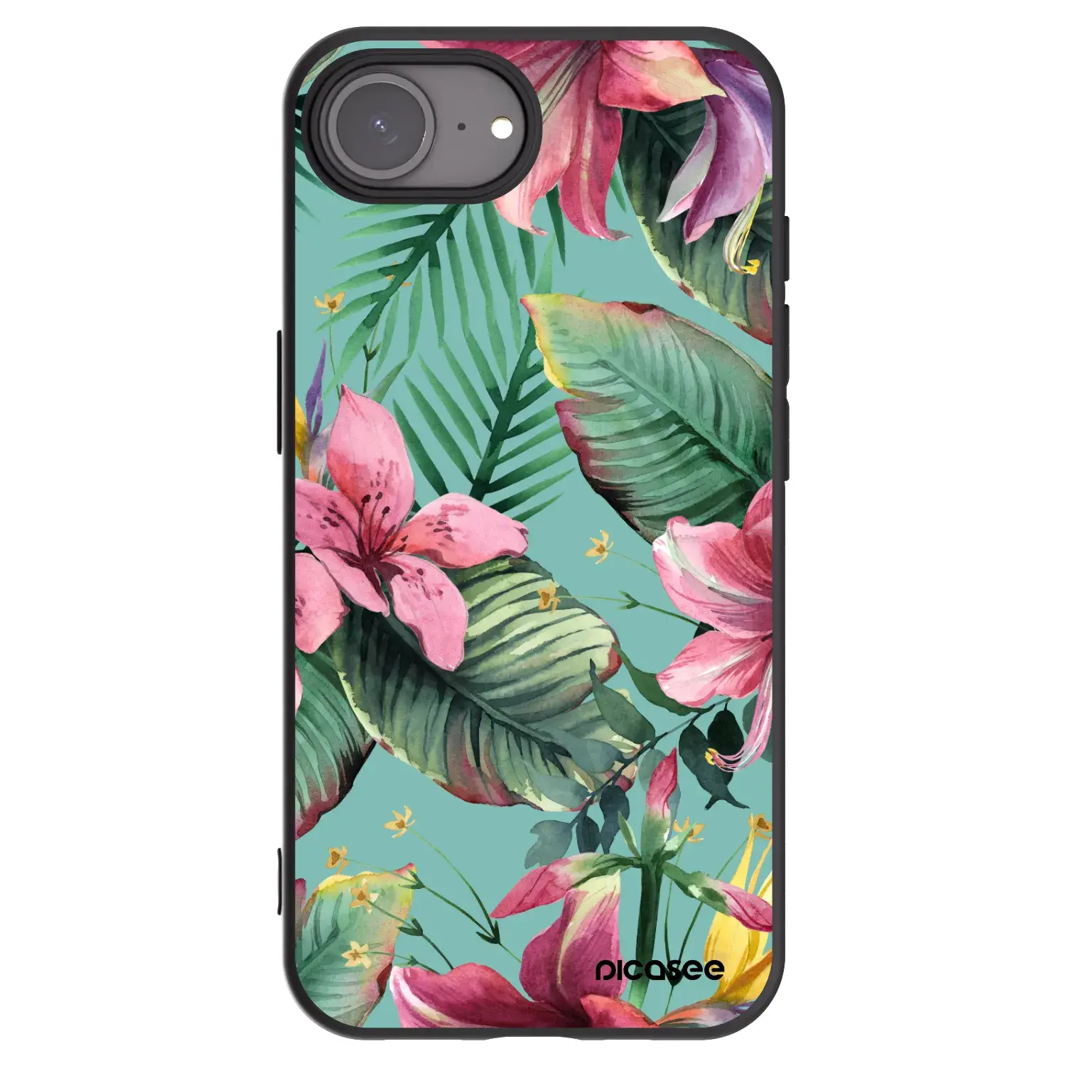 Silikonový černý obal pro Apple iPhone 17e - Hawaii