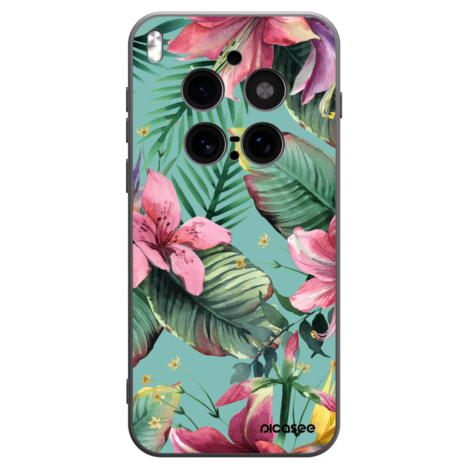 Silikonový černý obal pro Vivo X300 Pro - Hawaii