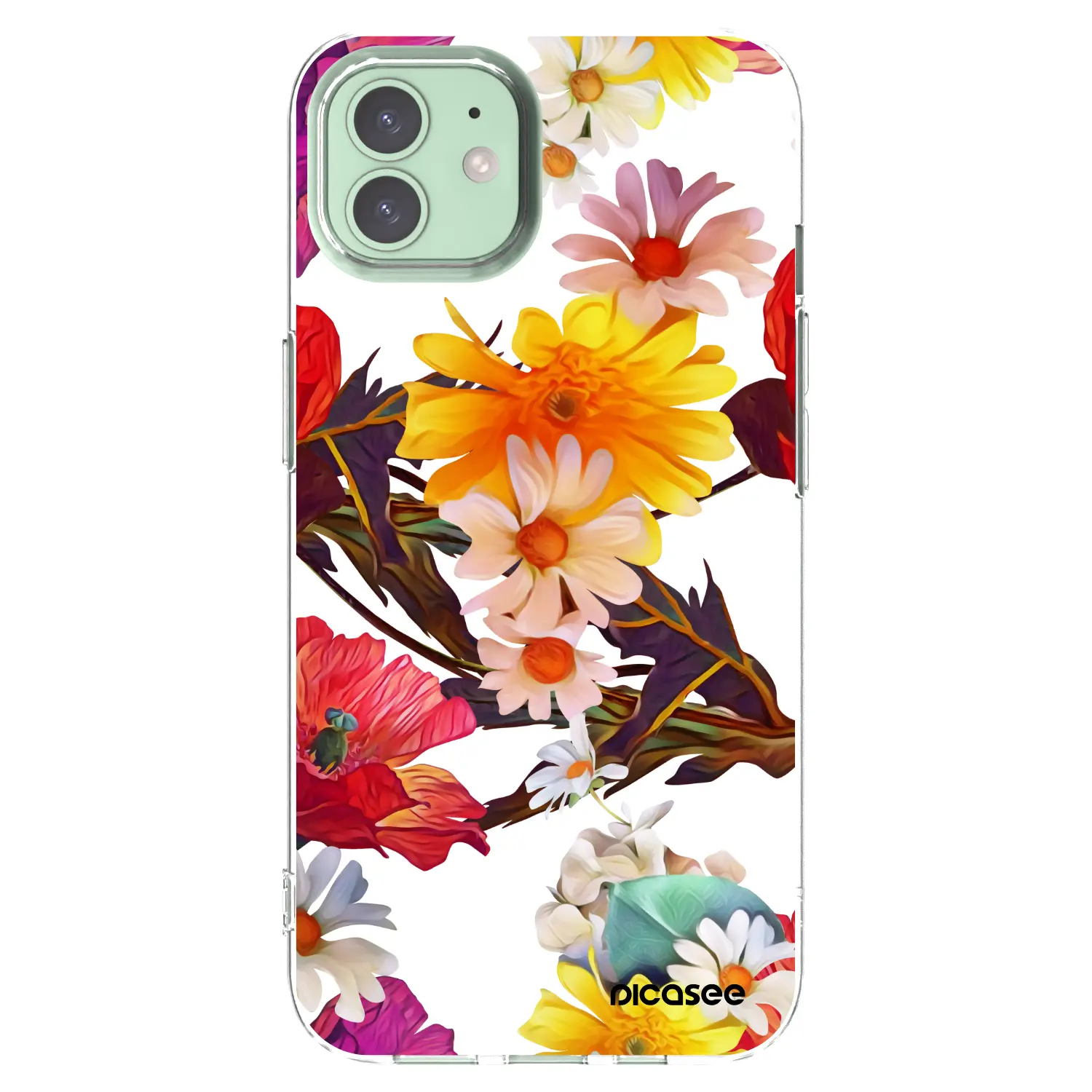 Silikonový průhledný obal pro Apple iPhone 12 Pro - Meadow