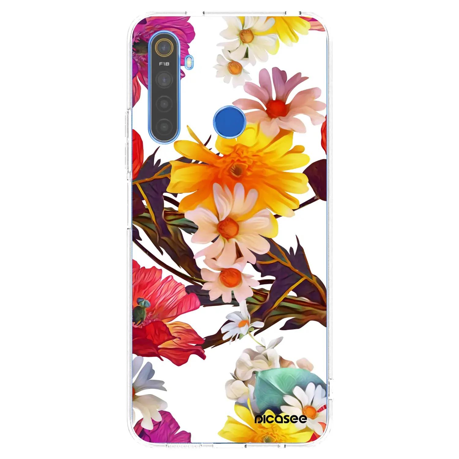 Silikonový průhledný obal pro Realme 5 - Meadow