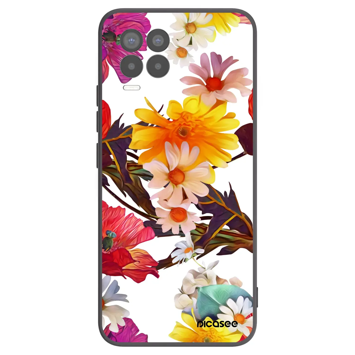 Silikonový černý obal pro Realme 8 Pro - Meadow