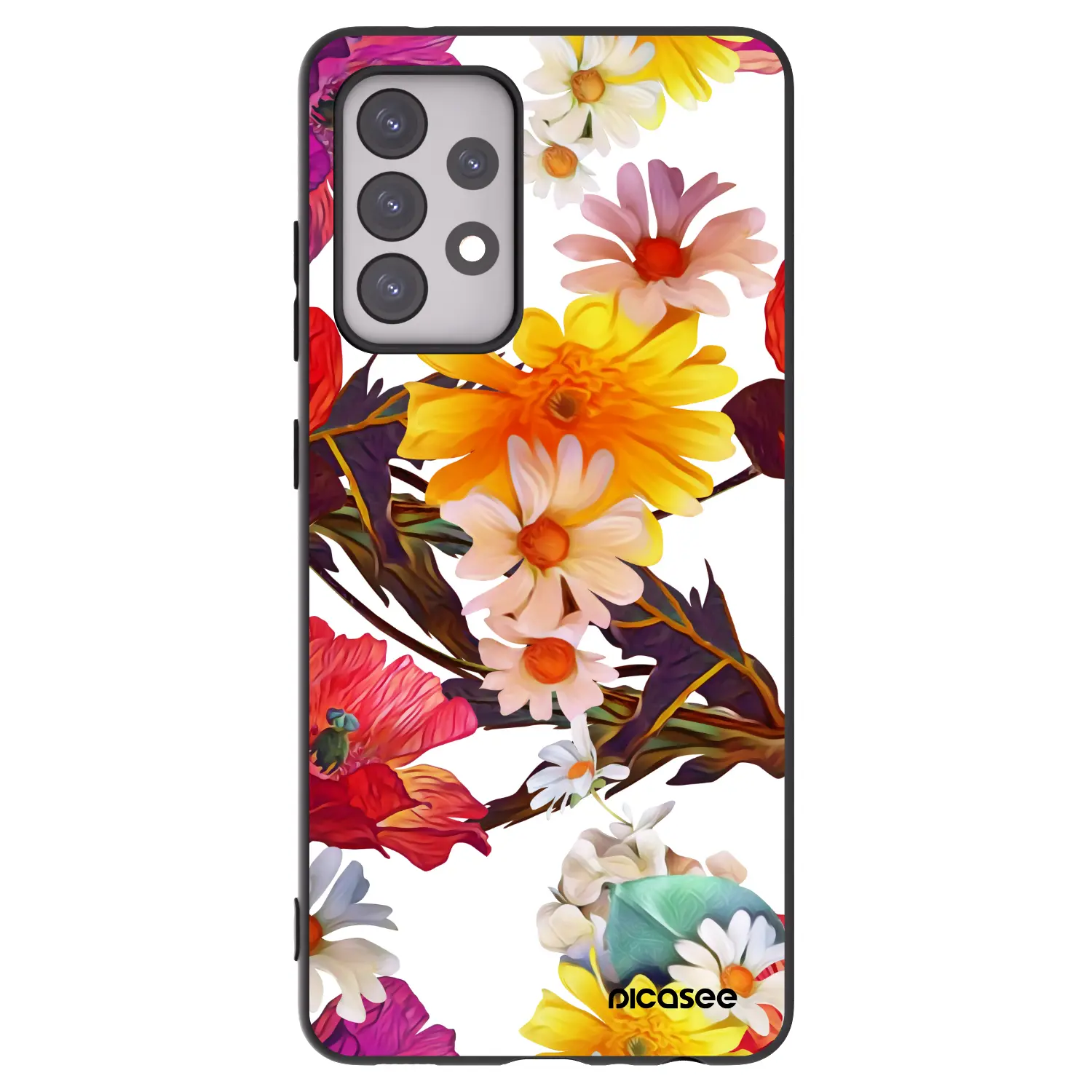 Silikonový černý obal pro Samsung Galaxy A52s 5G A528B - Meadow