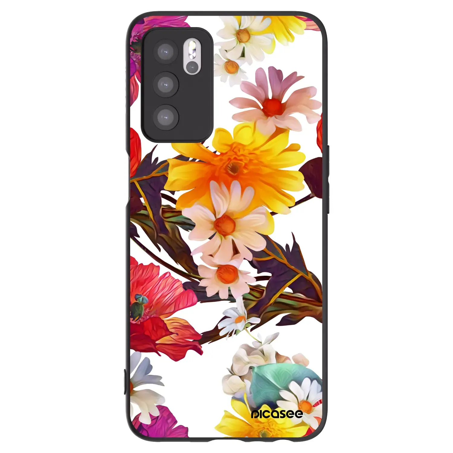 Silikonový černý obal pro OPPO A16s - Meadow
