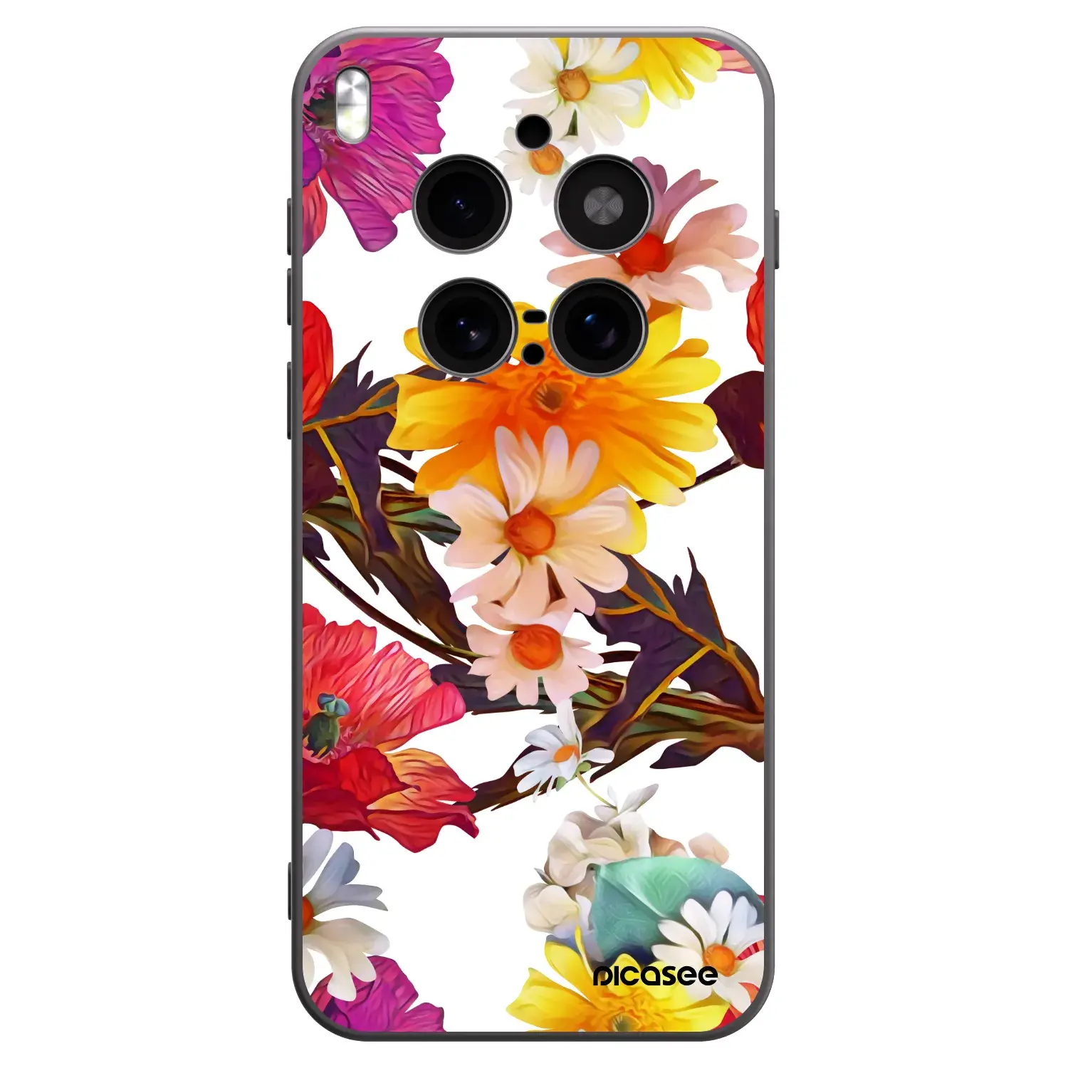 Silikonový černý obal pro Vivo X300 Pro - Meadow
