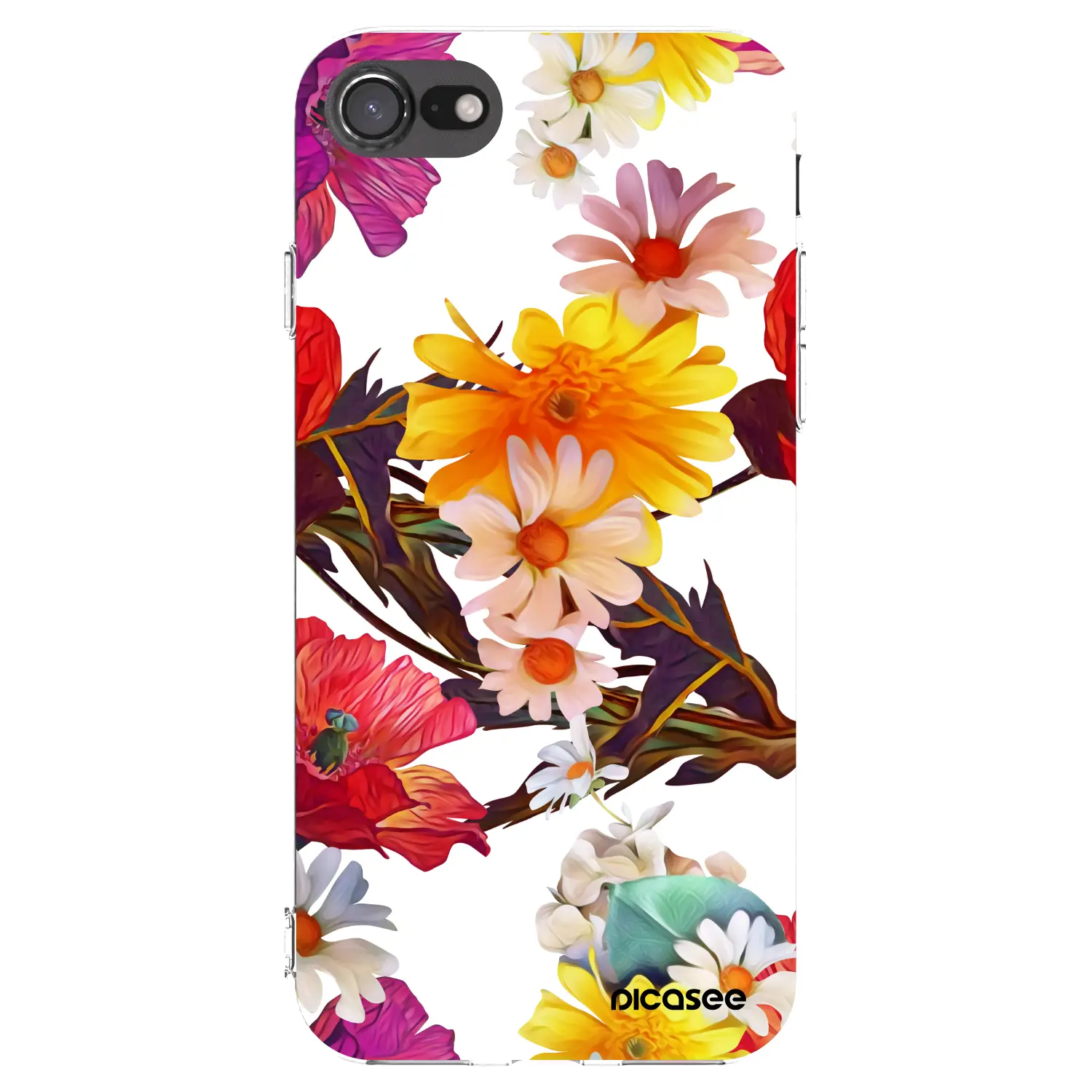 Silikonový průhledný obal pro Apple iPhone SE 2020 - Meadow