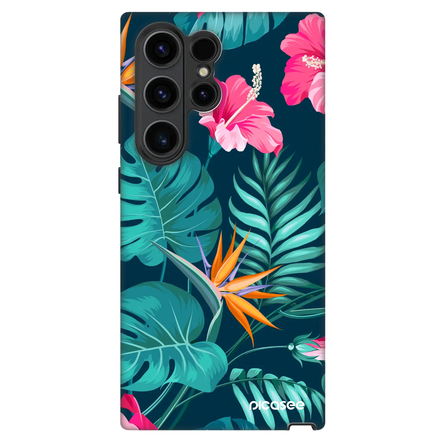 Fashion Case pro Samsung Galaxy S23 Ultra 5G - Pink Monstera