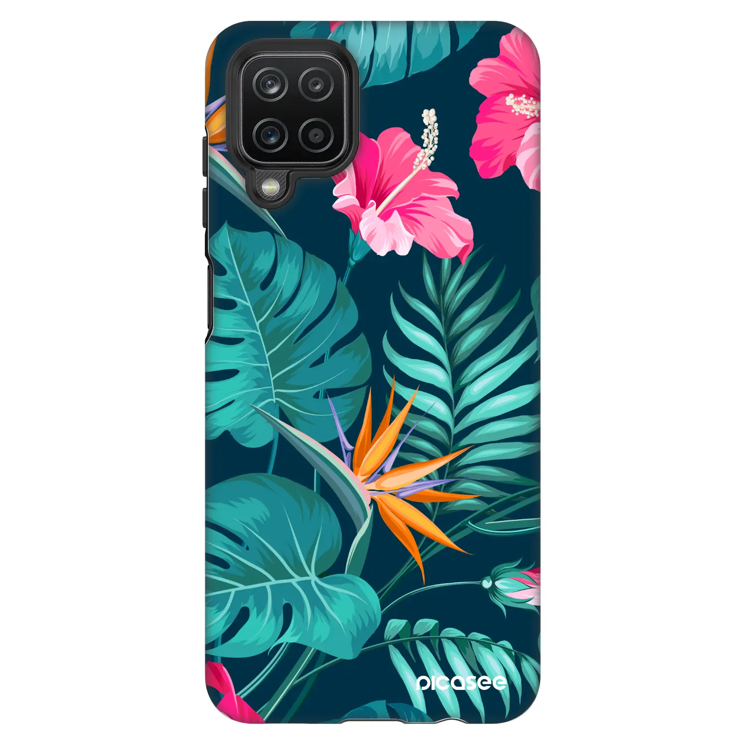 Fashion Case pro Samsung Galaxy A12 A125F - Pink Monstera
