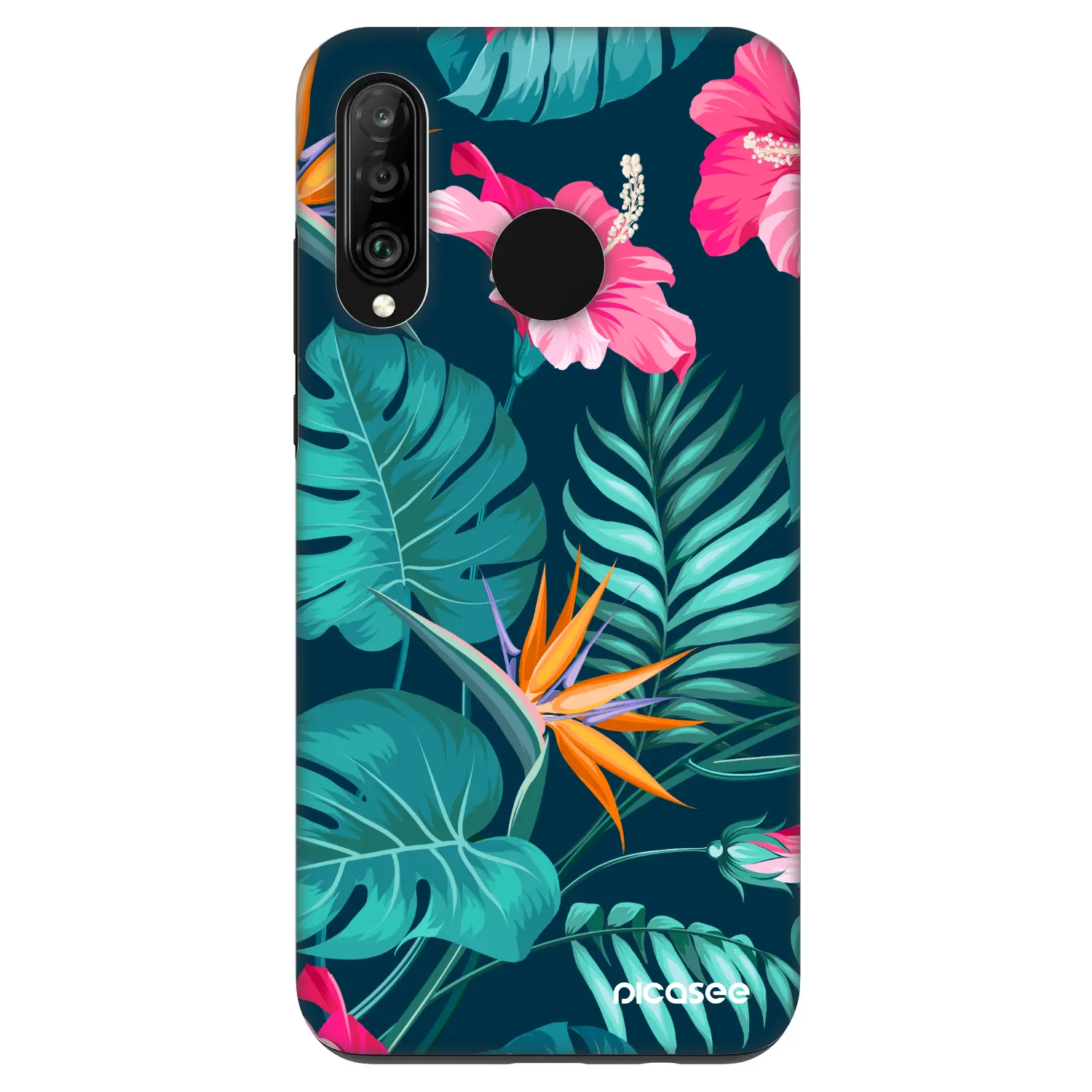 Fashion Case pro Huawei P30 Lite - Pink Monstera
