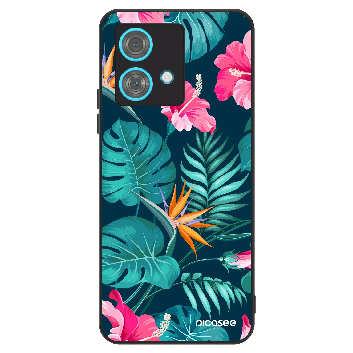 ULTIMATE CASE pro Motorola Edge 40 Neo - Pink Monstera