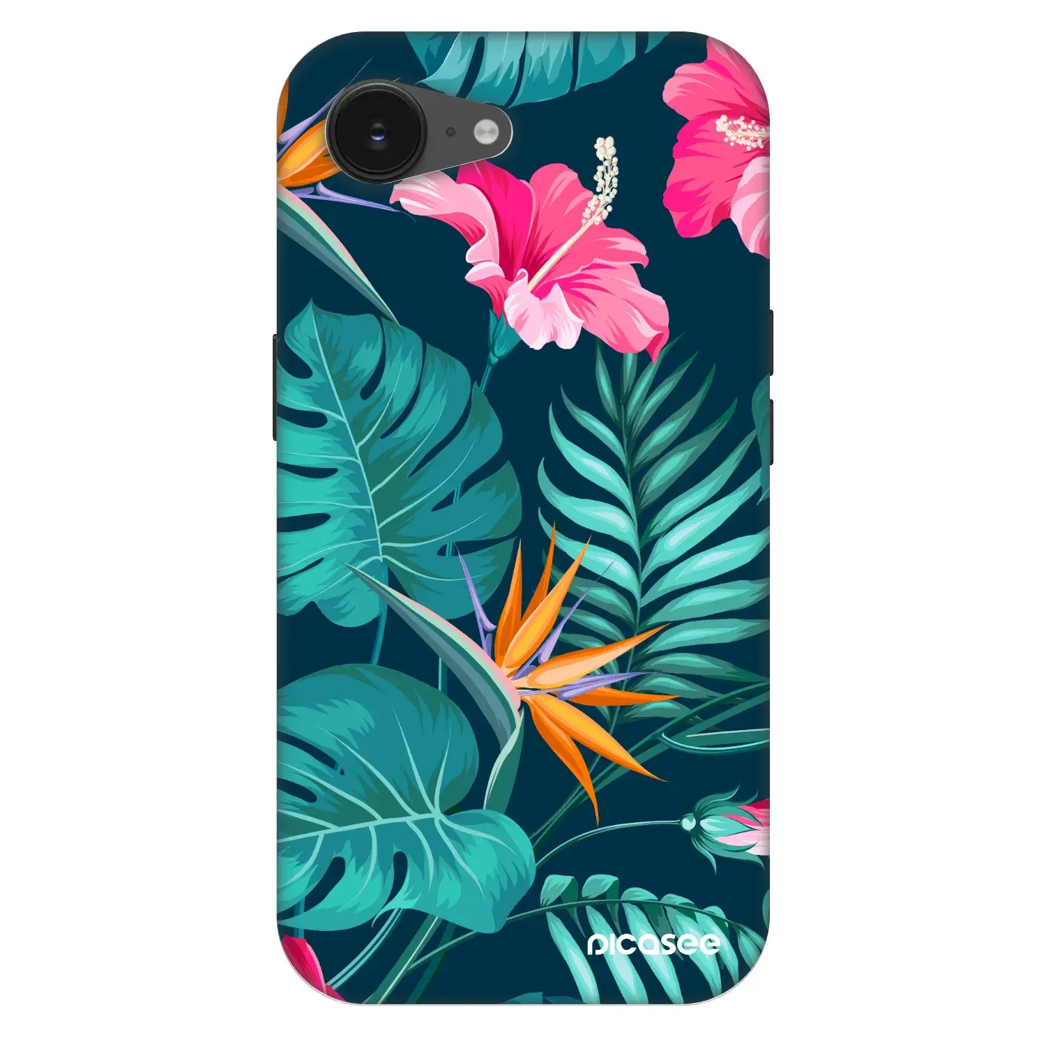 Fashion Case MagSafe Apple iPhone 17e - Pink Monstera