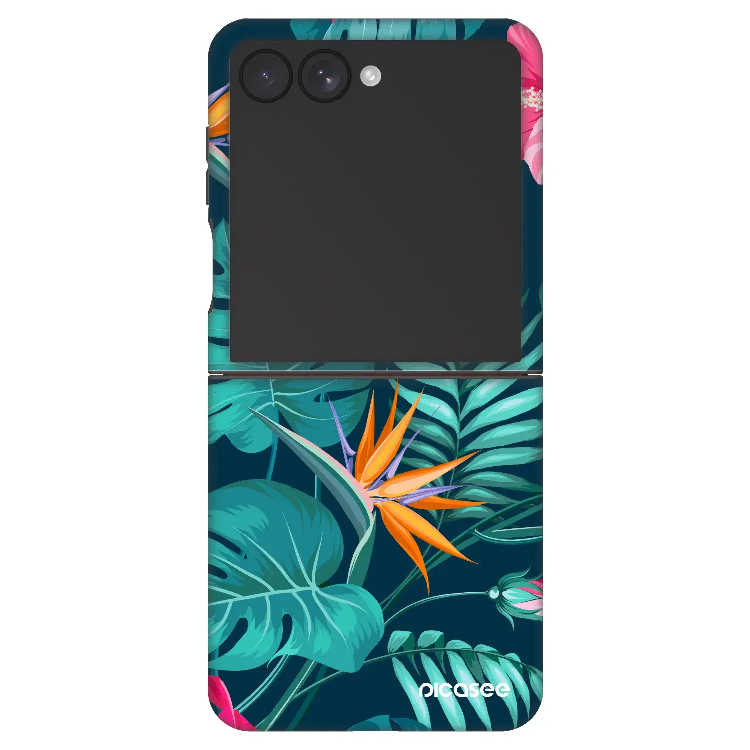 Fashion Case pro Samsung Galaxy Z Flip7 5G - Pink Monstera