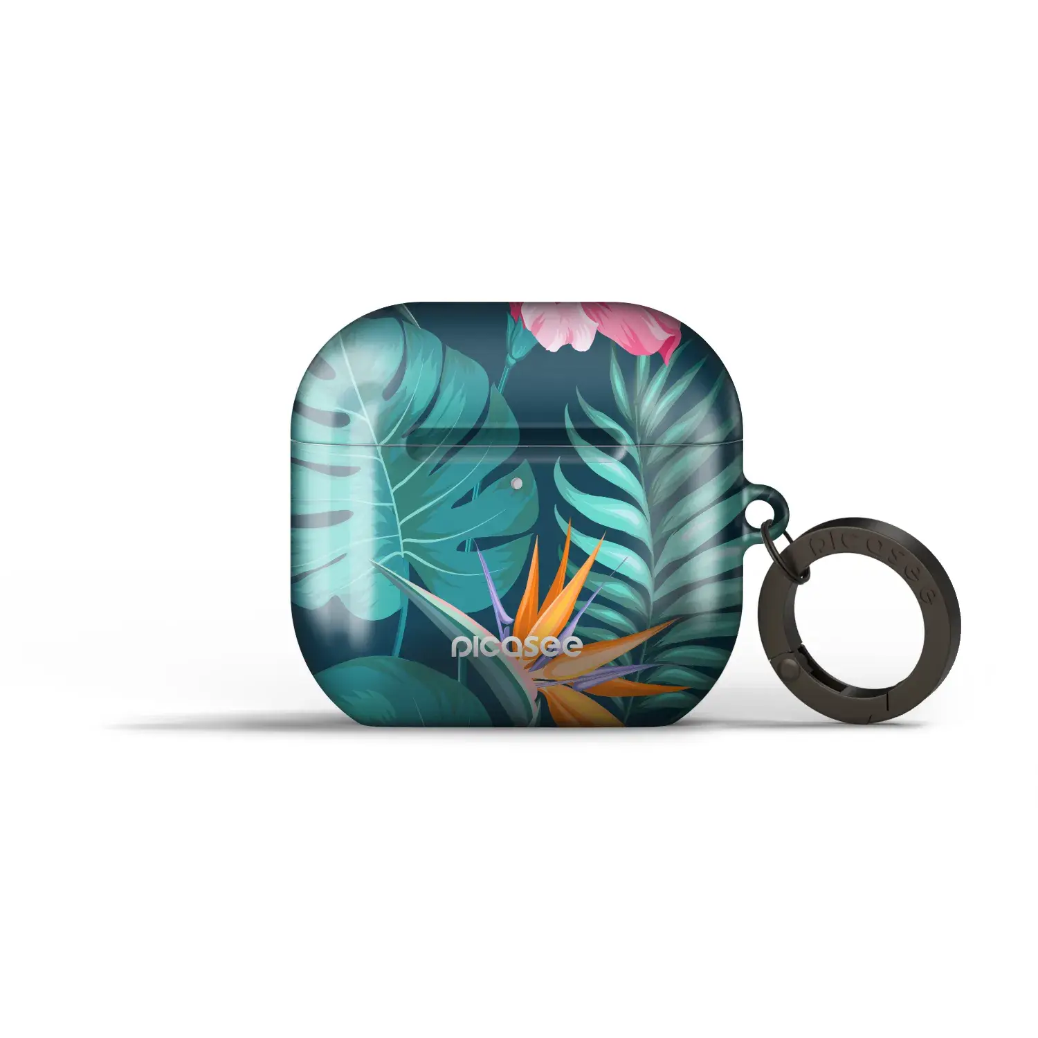 Obal pro Apple AirPods 5 - Pink Monstera