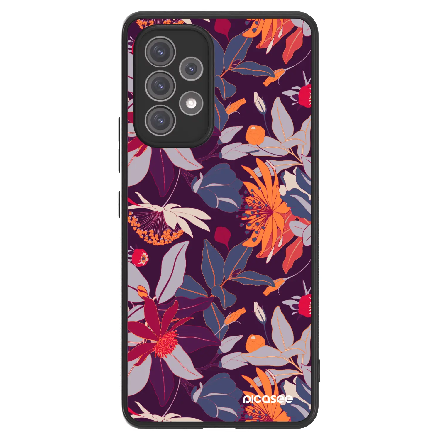 ULTIMATE CASE pro Samsung Galaxy A52s 5G A528B - Purple Leaf