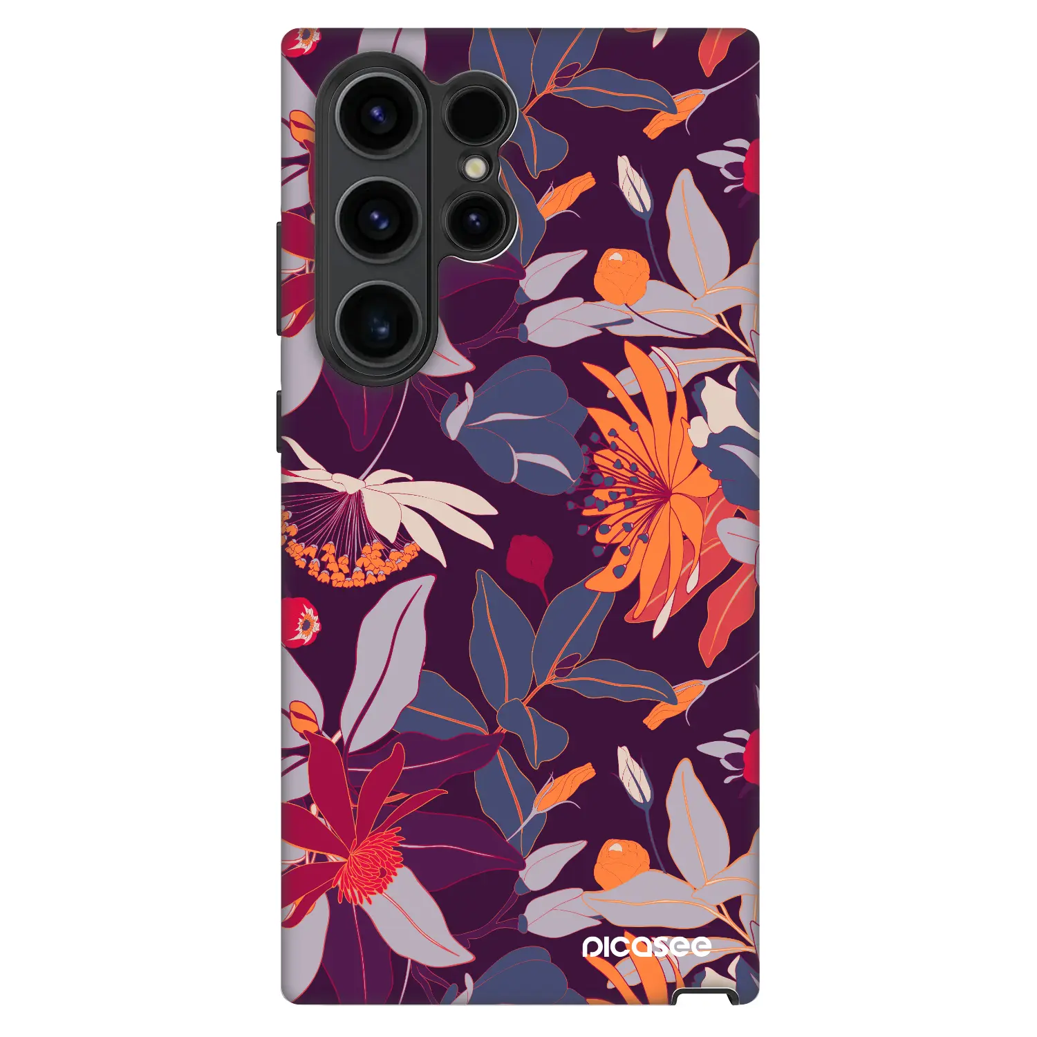 Fashion Case pro Samsung Galaxy S23 Ultra 5G - Purple Leaf