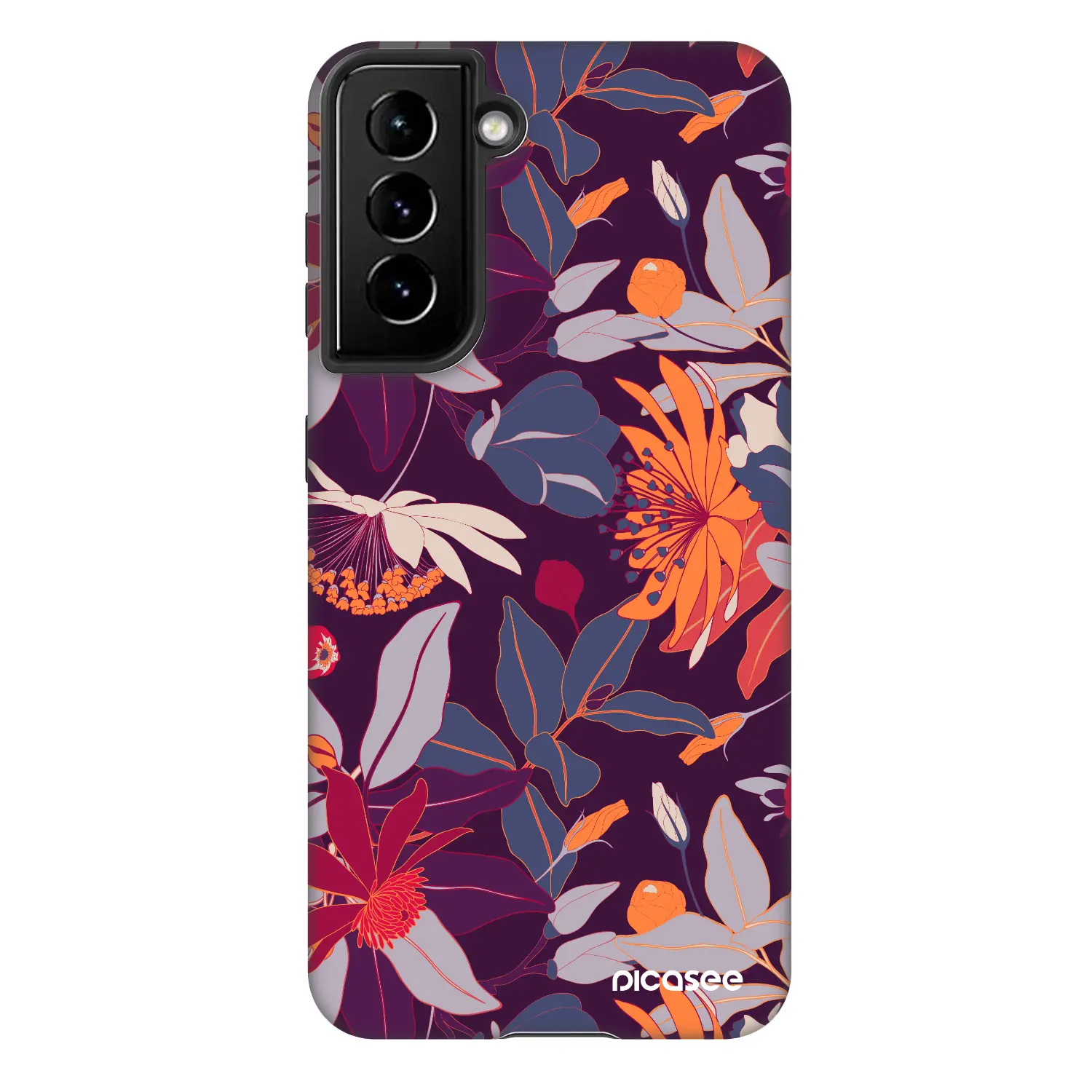 Fashion Case pro Samsung Galaxy S22 5G - Purple Leaf