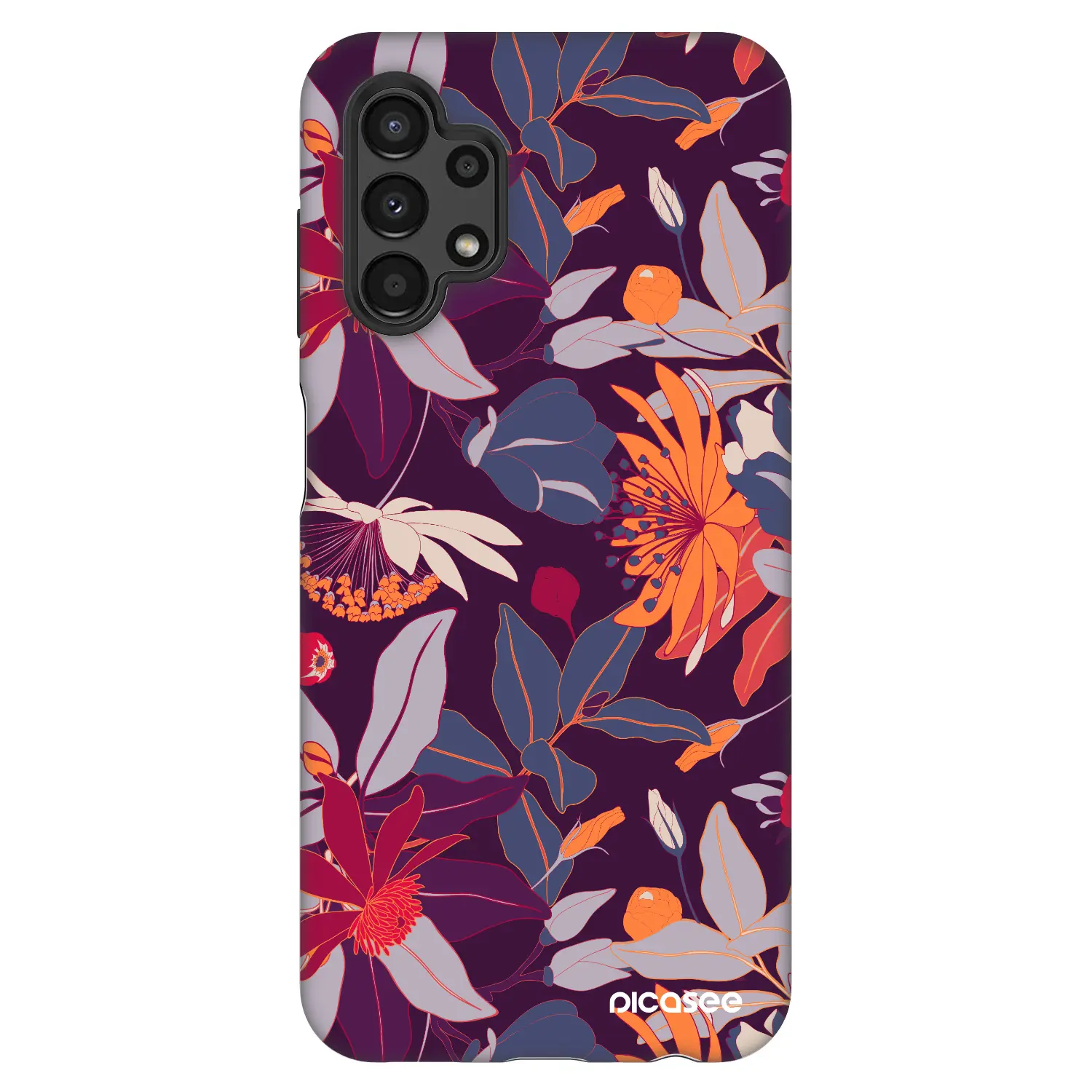 Fashion Case pro Samsung Galaxy A13 4G A135 - Purple Leaf