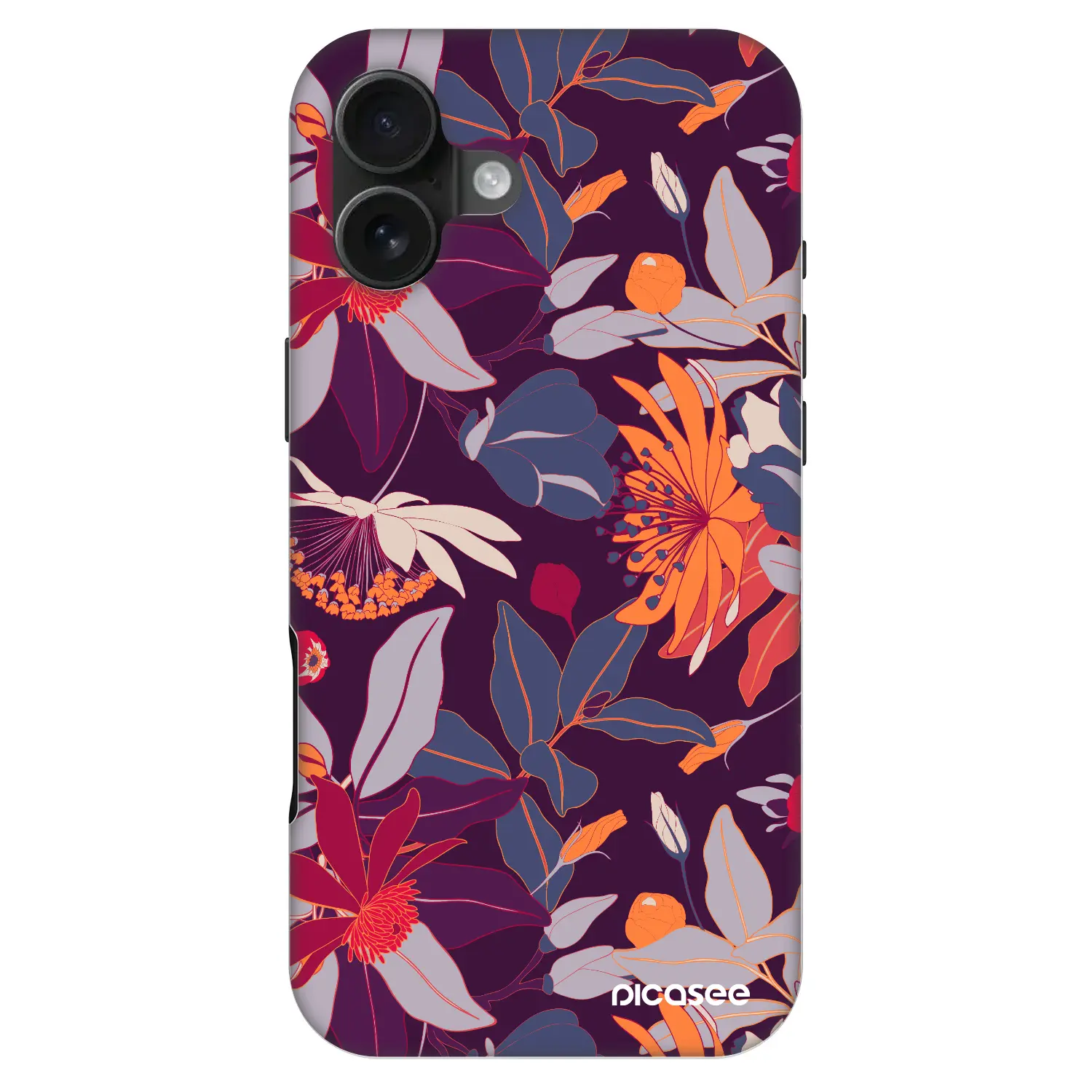 Fashion Case MagSafe Apple iPhone 16 Plus - Purple Leaf