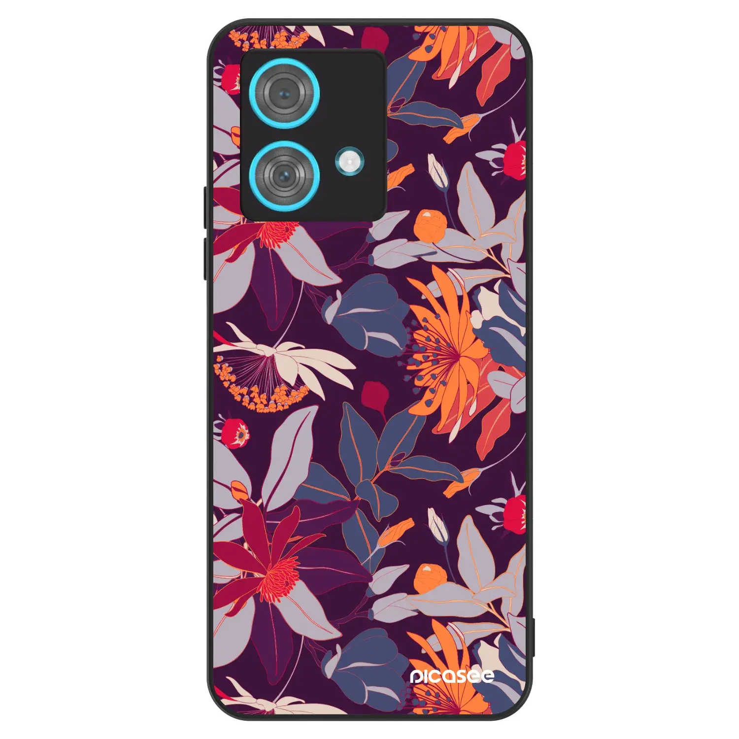 ULTIMATE CASE pro Motorola Edge 40 Neo - Purple Leaf