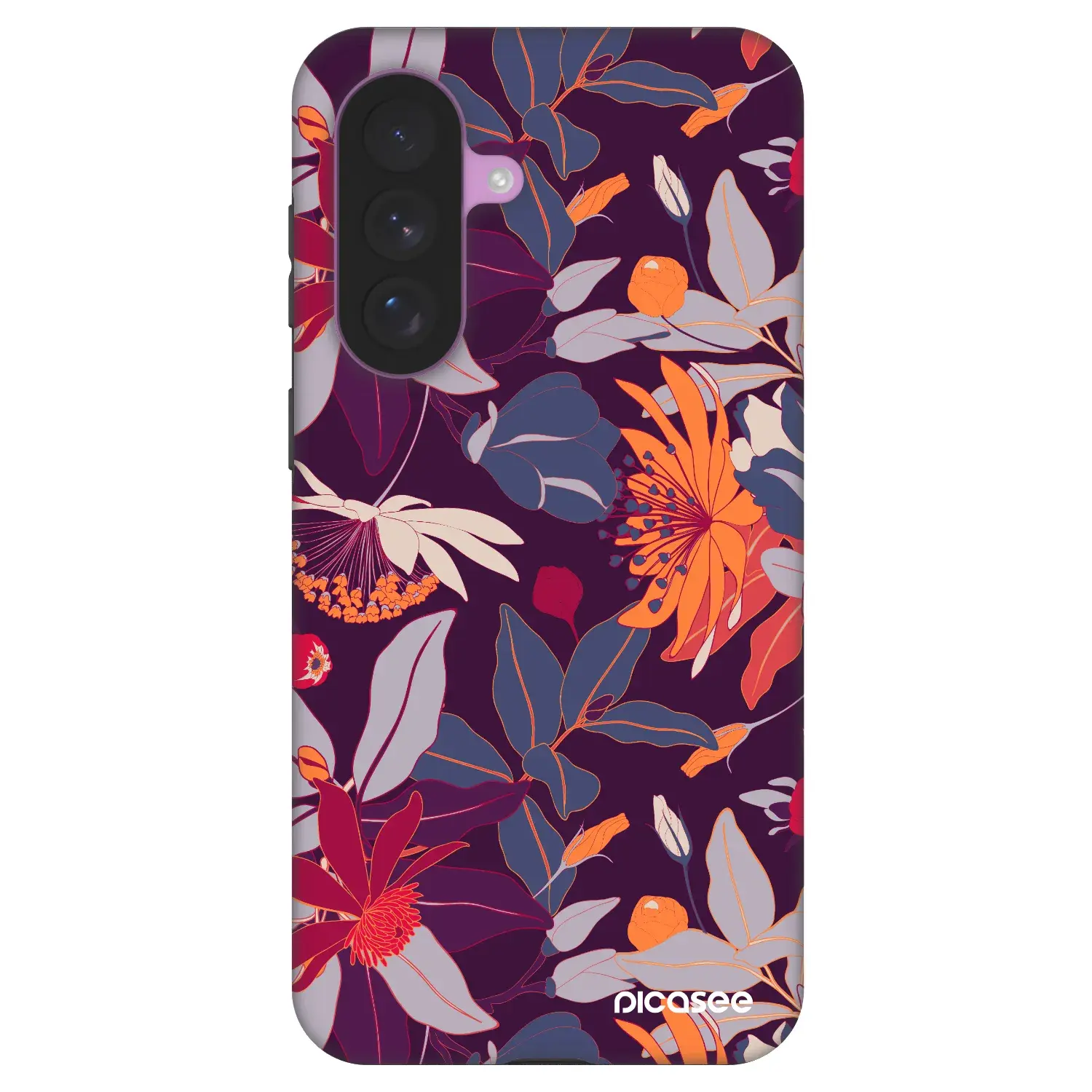 Fashion Case pro Samsung Galaxy A57 5G - Purple Leaf
