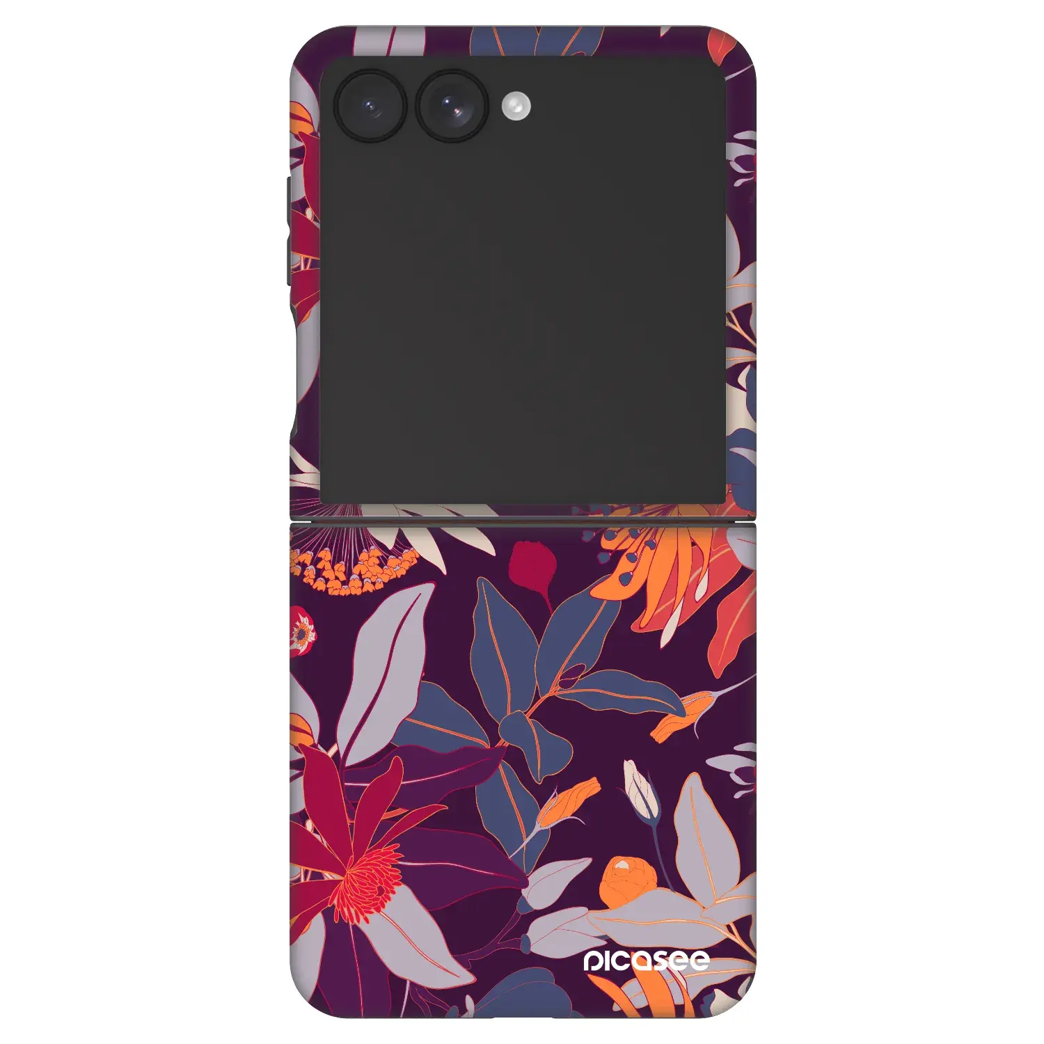 Fashion Case pro Samsung Galaxy Z Flip7 5G - Purple Leaf