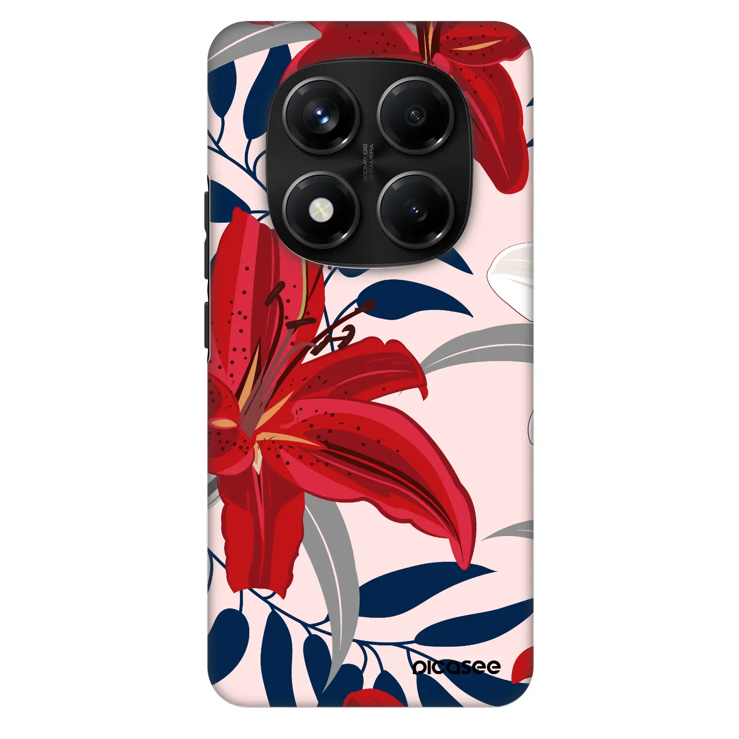 Fashion Case pro Xiaomi Redmi Note 14 Pro+ 5G - Red Lily