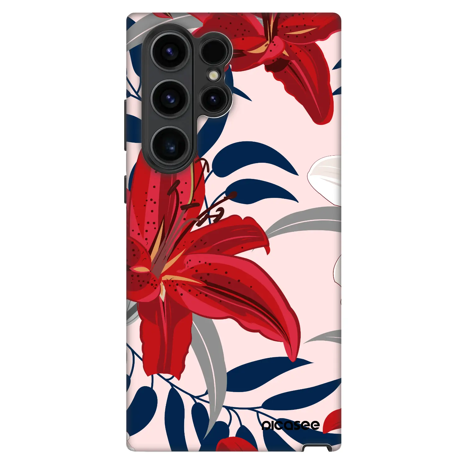 Fashion Case pro Samsung Galaxy S23 Ultra 5G - Red Lily