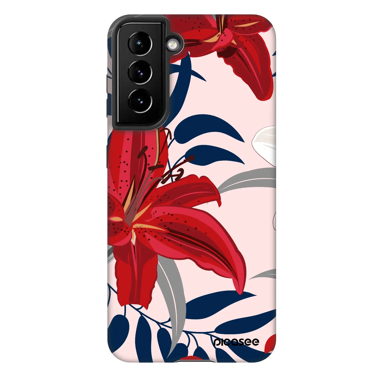 Fashion Case pro Samsung Galaxy S22 5G - Red Lily