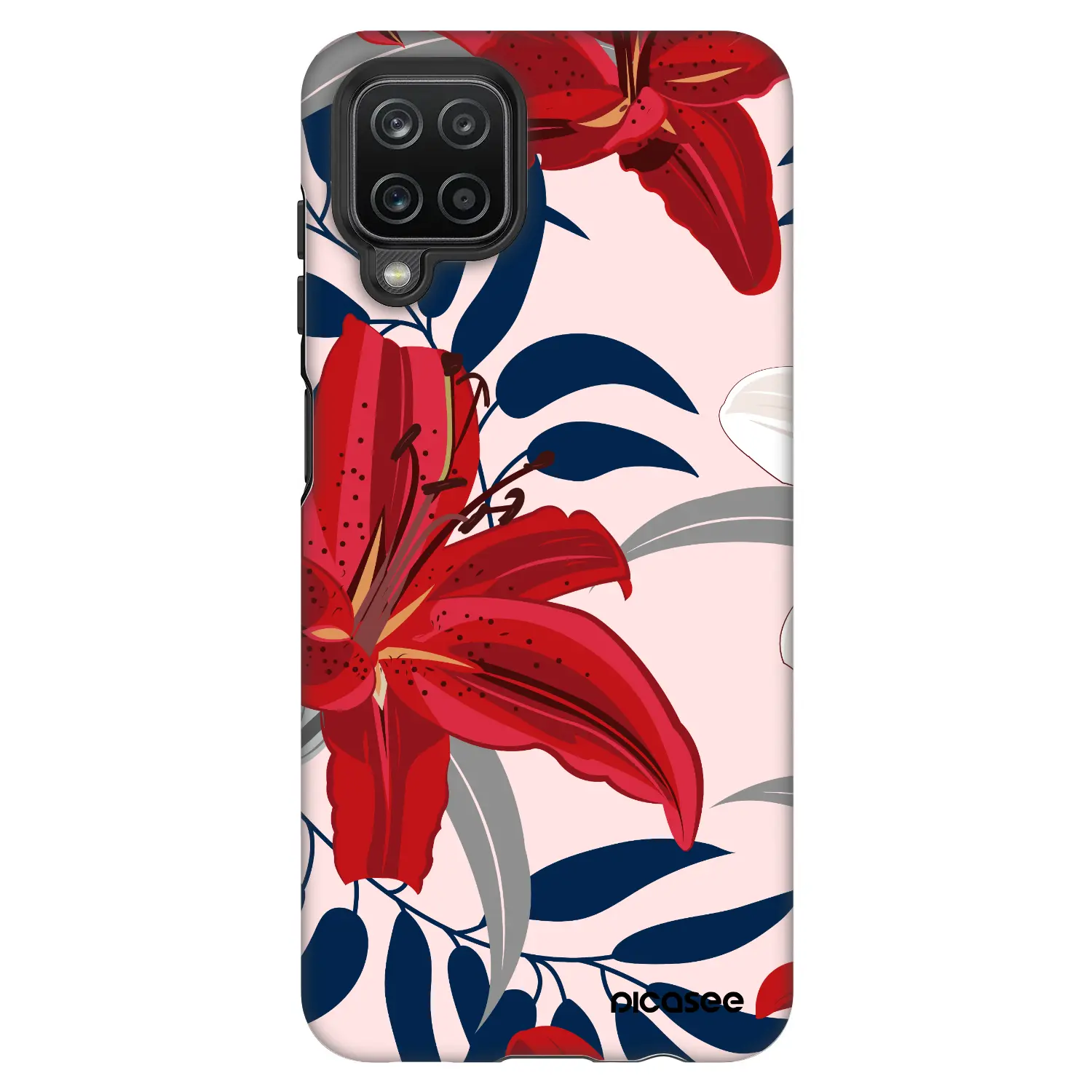 Fashion Case pro Samsung Galaxy A12 A125F - Red Lily