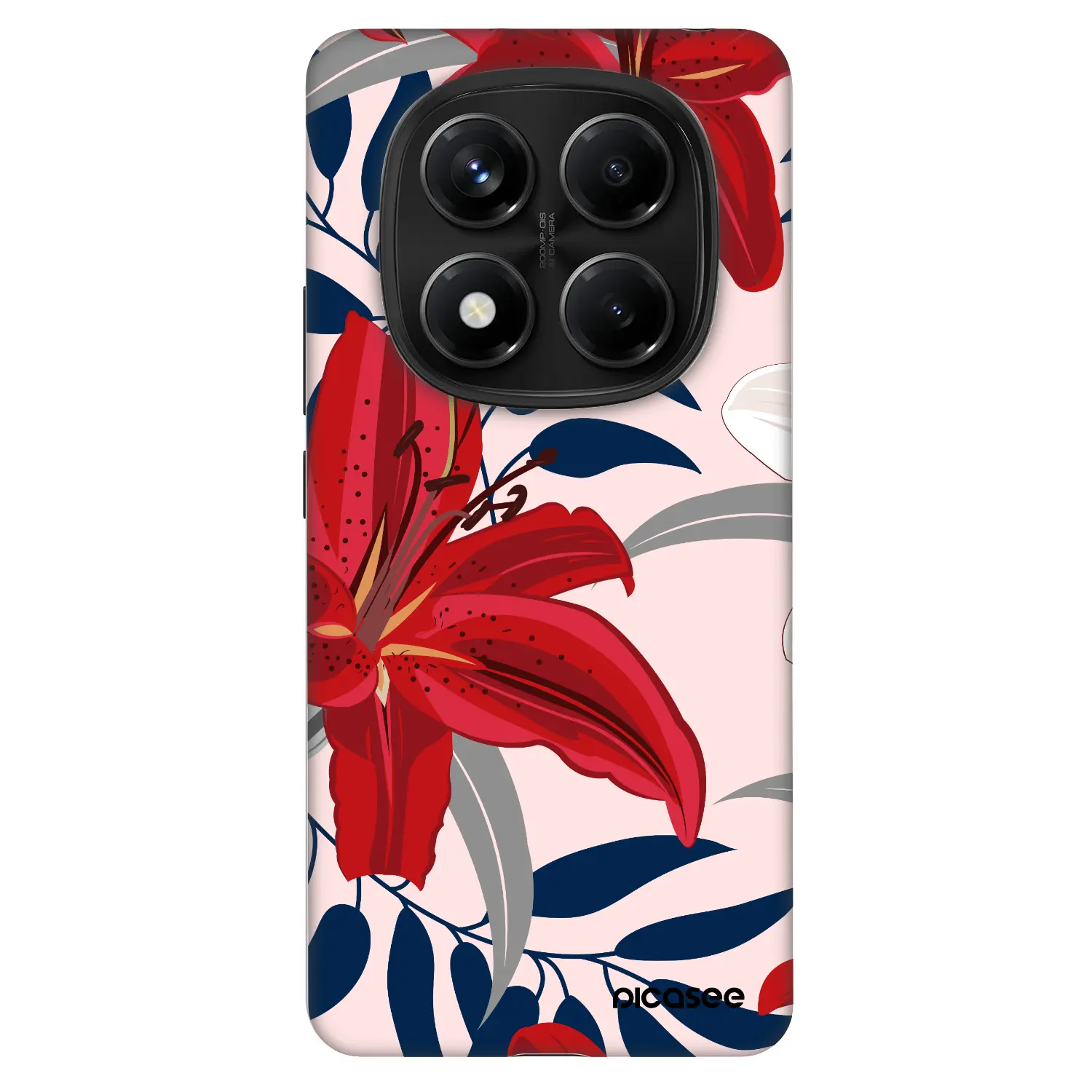 Fashion Case pro Xiaomi Redmi Note 14 Pro 4G - Red Lily