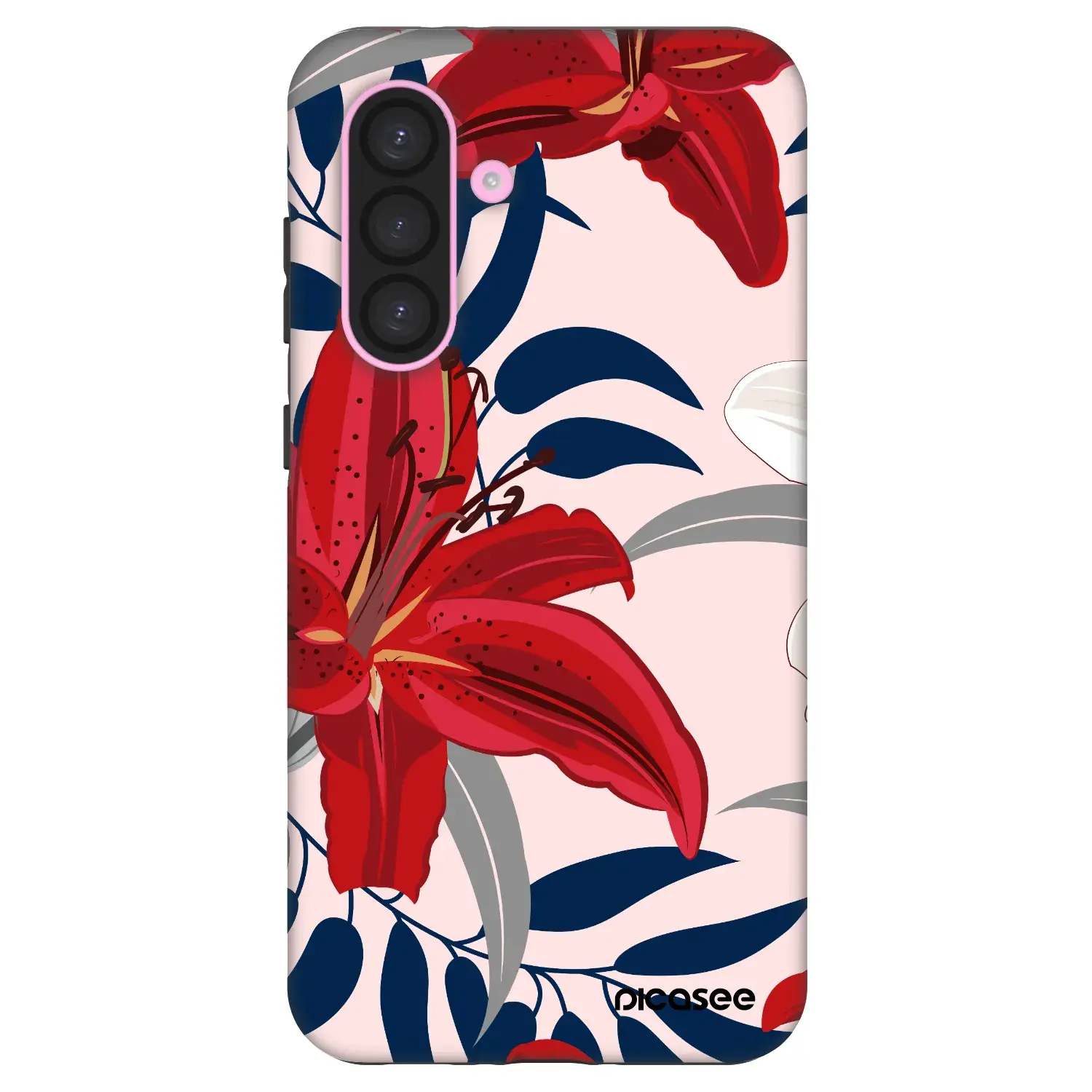 Fashion Case pro Samsung Galaxy A56 5G A566B - Red Lily