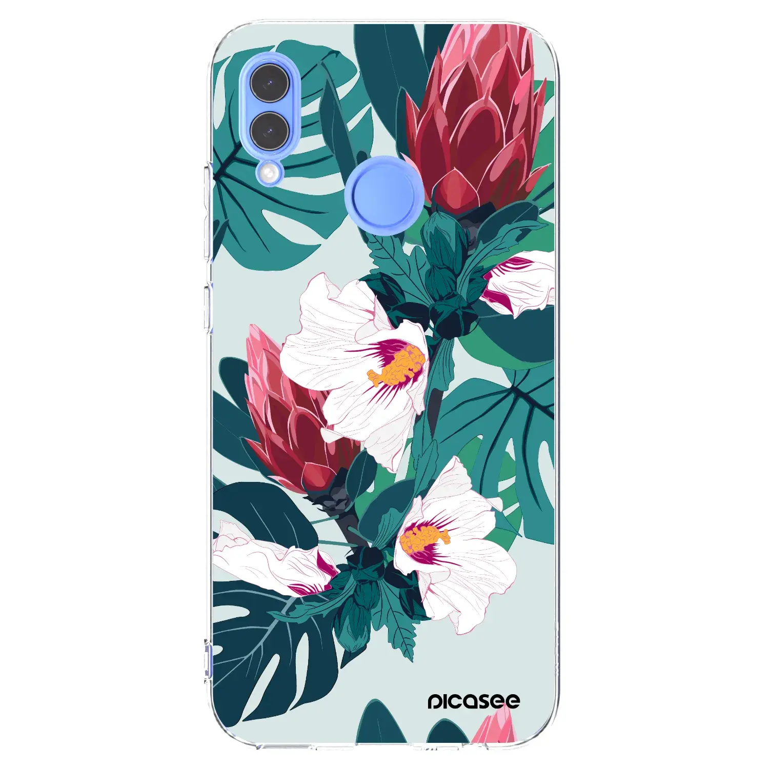 Silikonový průhledný obal pro Honor 10 Lite - Rhododendron