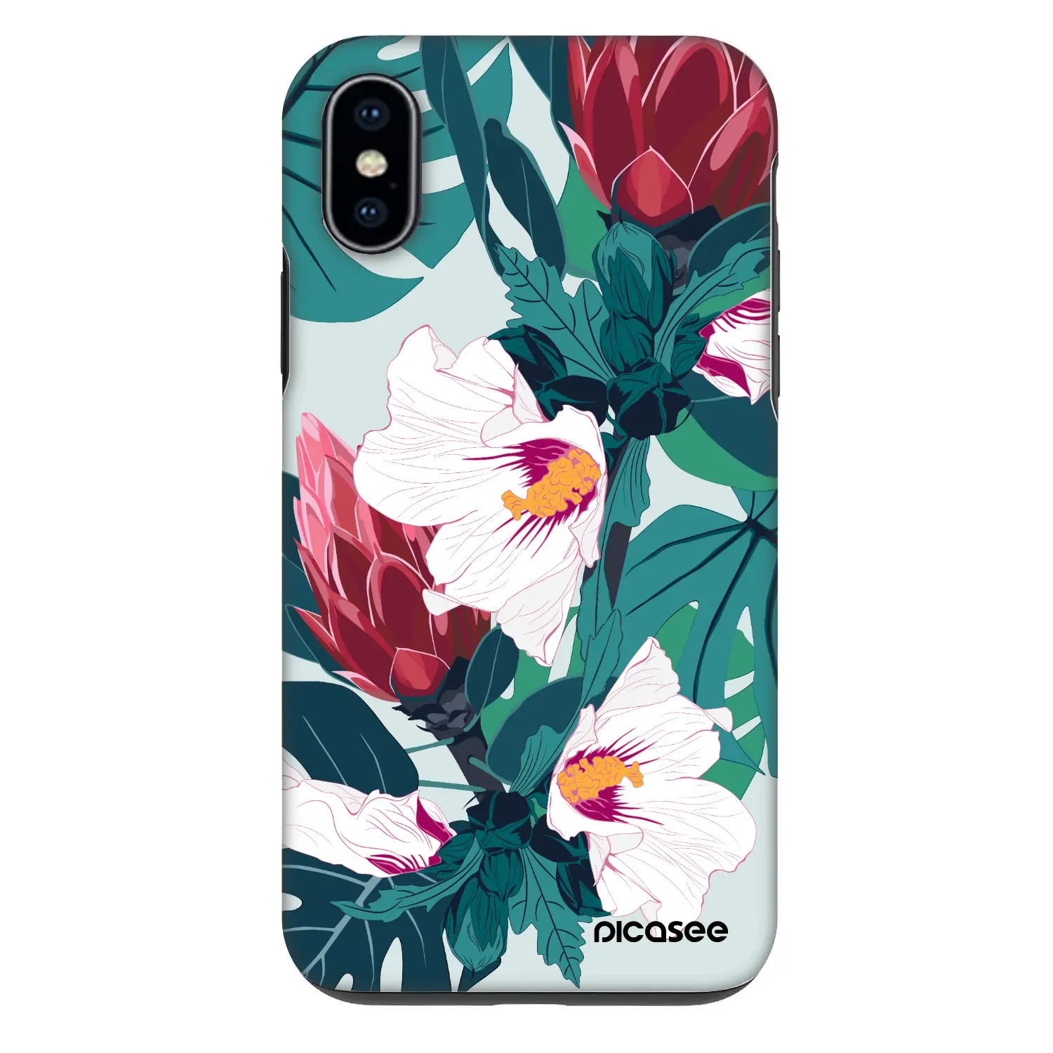 Fashion Case pro Apple iPhone X/XS - Rhododendron