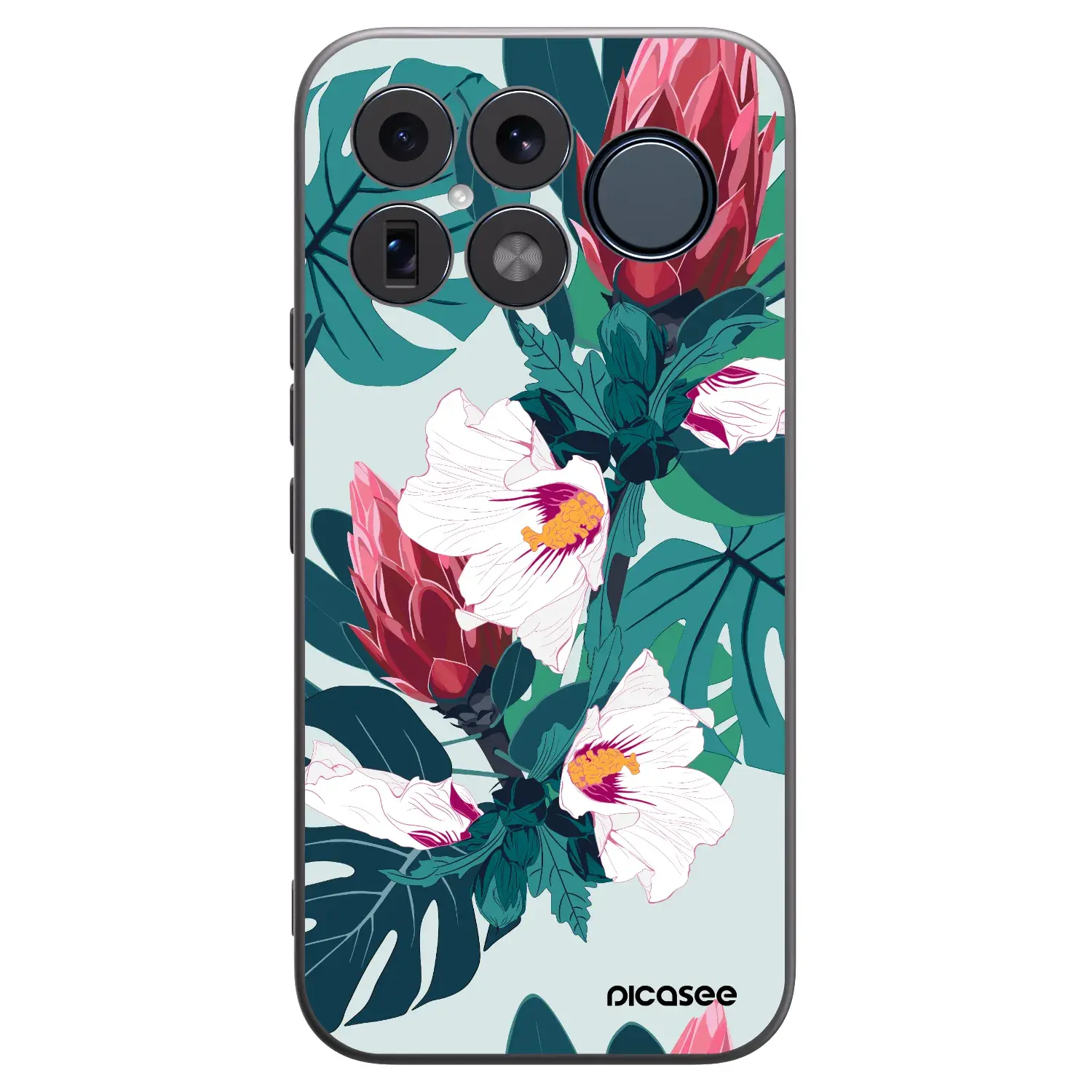 Silikonový černý obal pro Xiaomi Poco F8 Ultra - Rhododendron