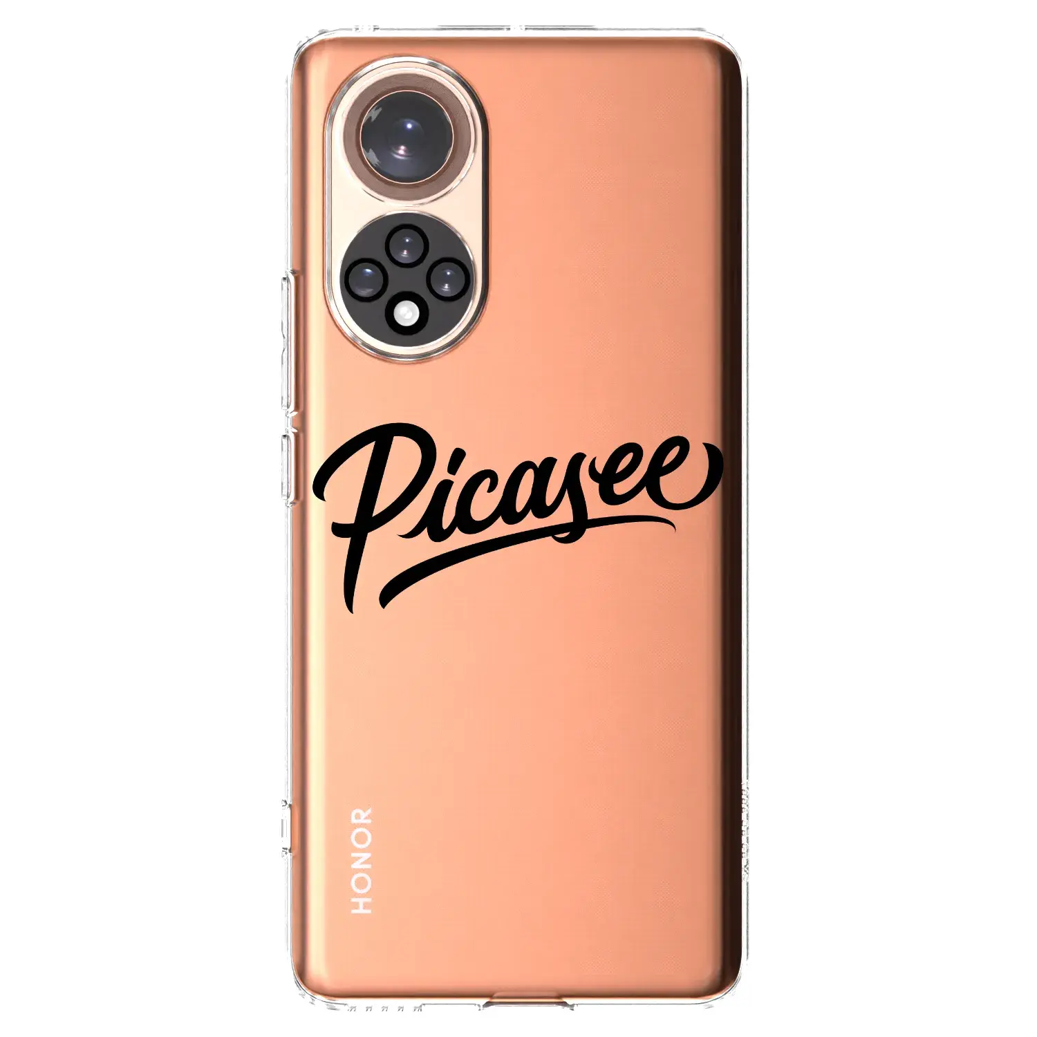 Silikonový průhledný obal pro Huawei Nova 9 - Picasee - old logo - black