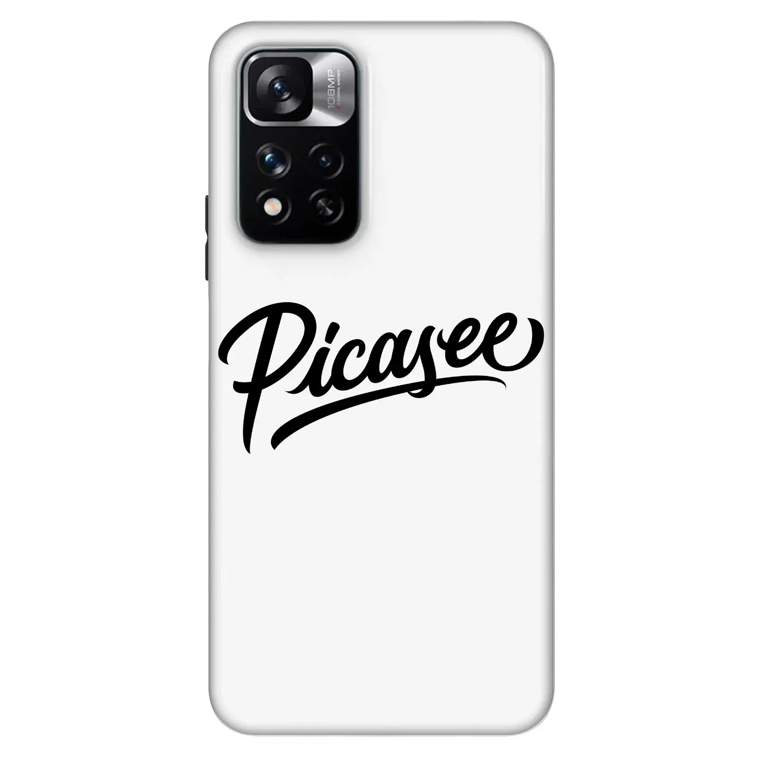 Fashion Case pro Xiaomi Redmi Note 11 Pro - Picasee - old logo - black