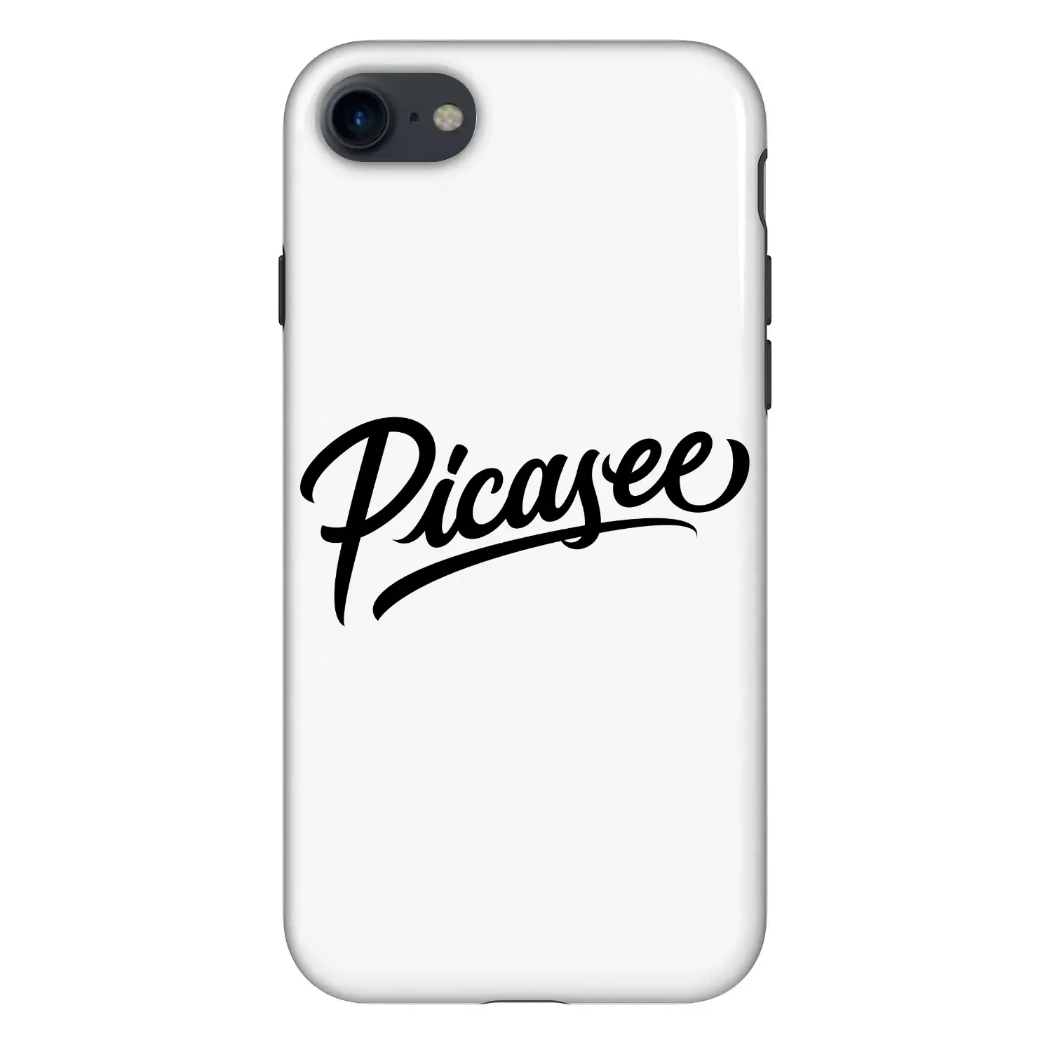 Fashion Case pro Apple iPhone SE 2020 - Picasee - old logo - black