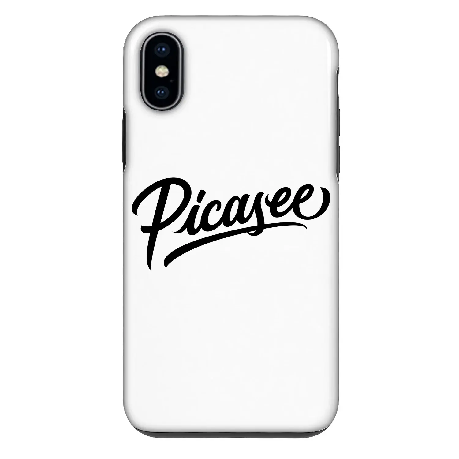 Fashion Case pro Apple iPhone X/XS - Picasee - old logo - black