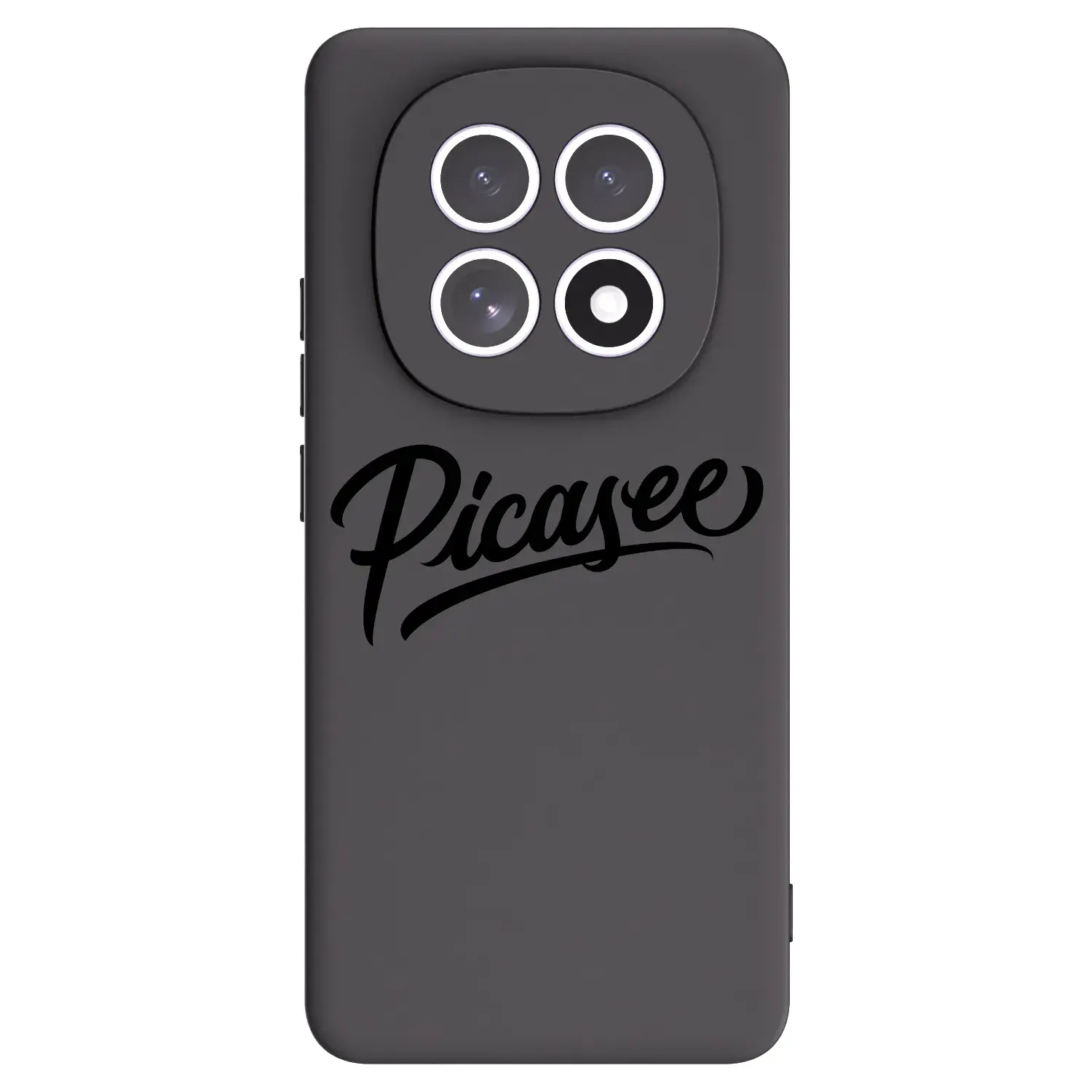 Silikonový černý obal pro Xiaomi Redmi Note 15 4G - Picasee - old logo - black
