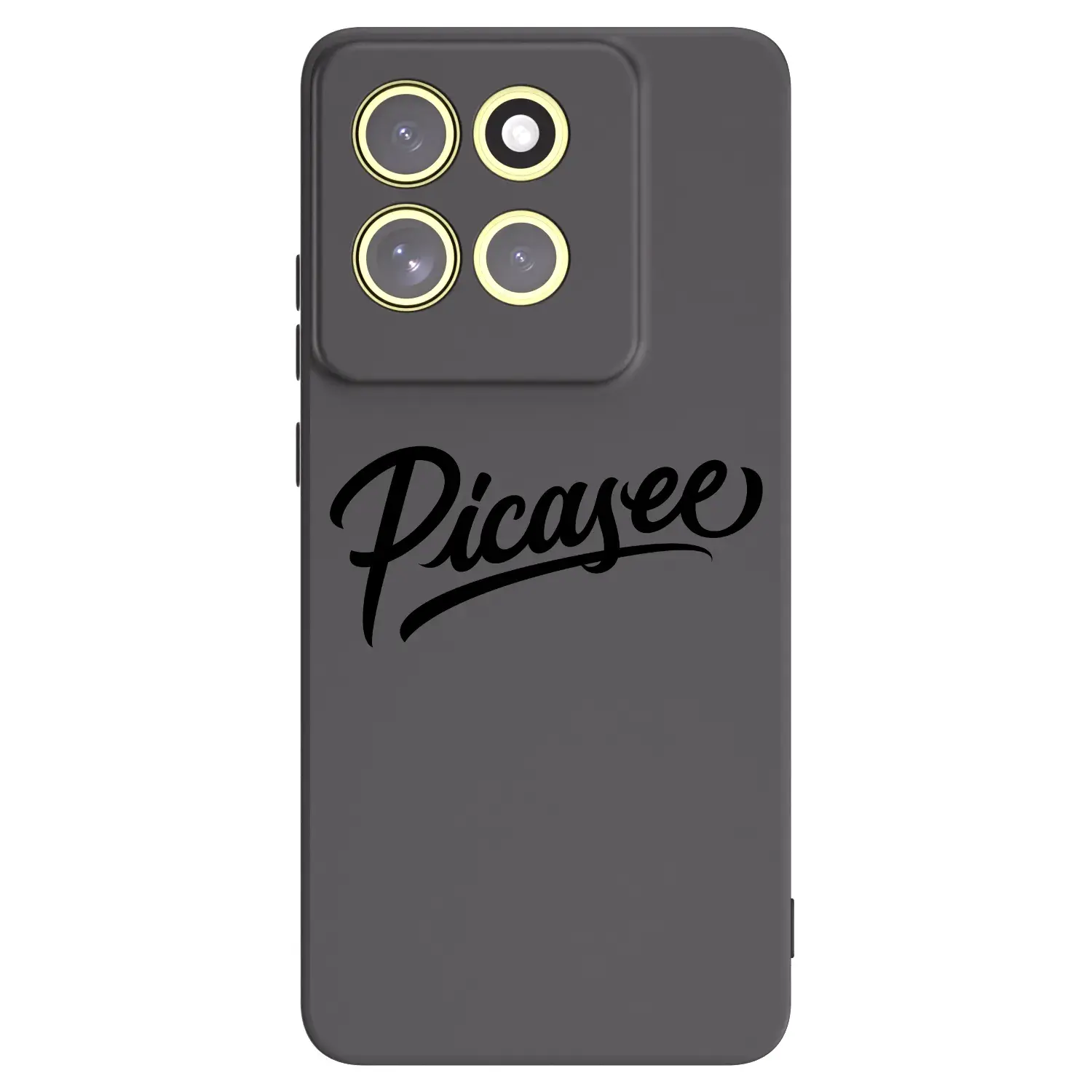 Silikonový černý obal pro Motorola Moto G86 Power 5G - Picasee - old logo - black